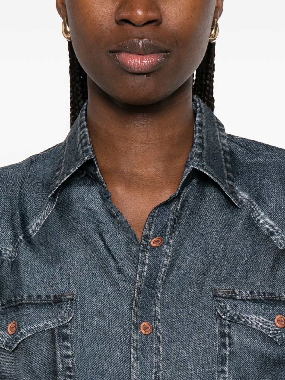 Pierre Louis Mascia Shirts Blue ALOESCML12657101516081 (Pierre-Louis Mascia / シャツ・ブラウス ) | Pierre-Louis Mascia (ピエール=ルイ・マシア)(2)