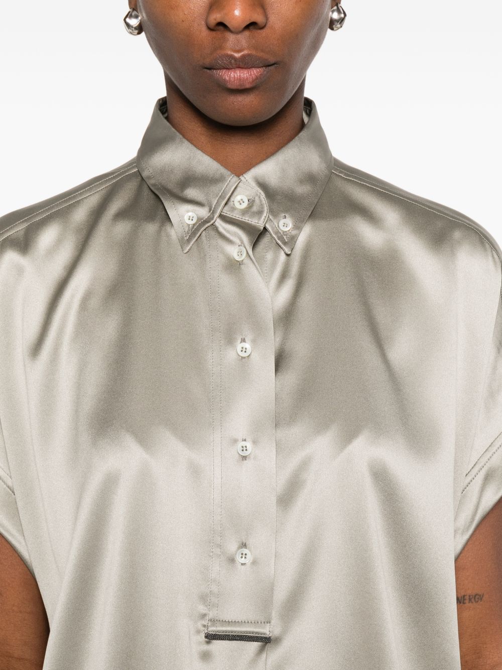 Brunello Cucinelli Shirts Green M0C59RA915C9125 (Brunello Cucinelli / シャツ・ブラウス ) | Brunello Cucinelli (ブルネロ・クチネリ)(1)