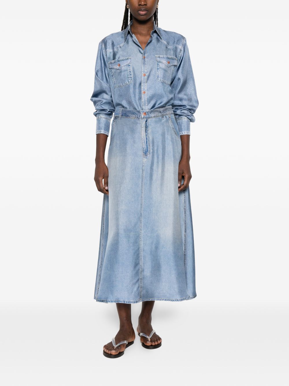 Pierre Louis Mascia Shirts Clear Blue ALOESCML12657102516081 (Pierre-Louis Mascia / シャツ・ブラウス ) | Pierre-Louis Mascia (ピエール=ルイ・マシア)(2)