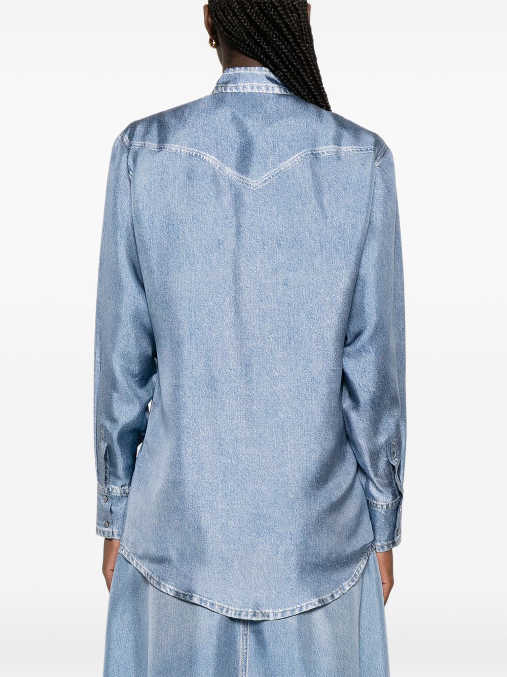 Pierre Louis Mascia Shirts Clear Blue ALOESCML12657102516081 (Pierre-Louis Mascia / シャツ・ブラウス ) | Pierre-Louis Mascia (ピエール=ルイ・マシア)(4)