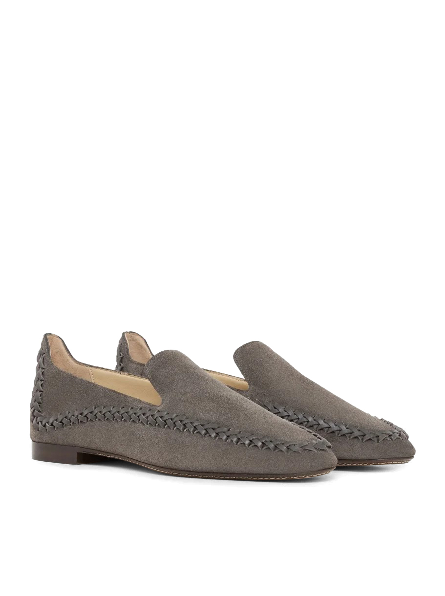 SLIP-ON SUEDE SNEAKERS WITH WOVEN EMBROIDERY GW002806AF23557M8265 (GIORGIO ARMANI / スニーカー ) | GIORGIO ARMANI (ジョルジオ アルマーニ)(1)