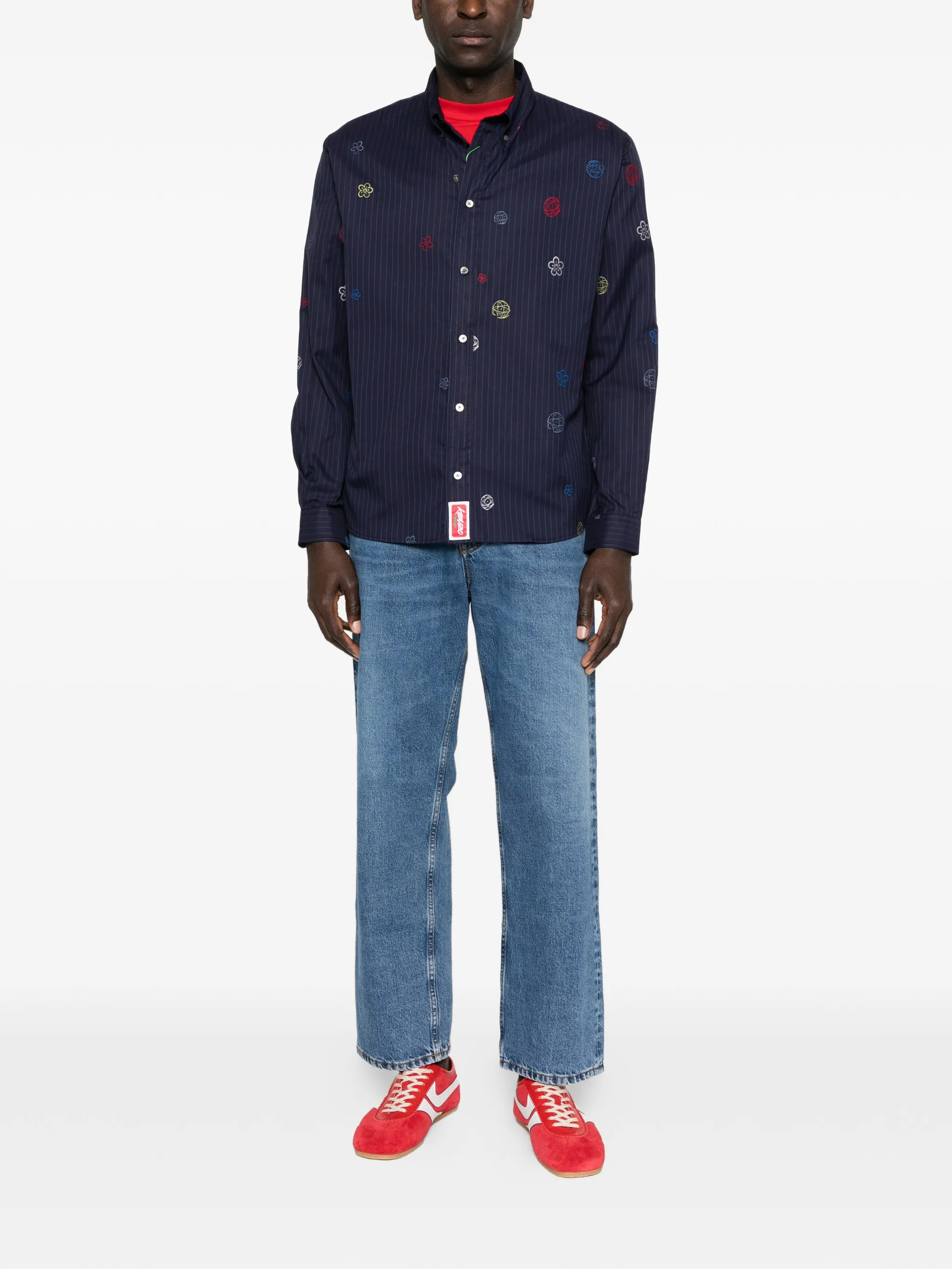 Kenzo Shirts Blue FF65CH4109IJ79 (KENZO / シャツ・ブラウス ) | KENZO (ケンゾー)(1)