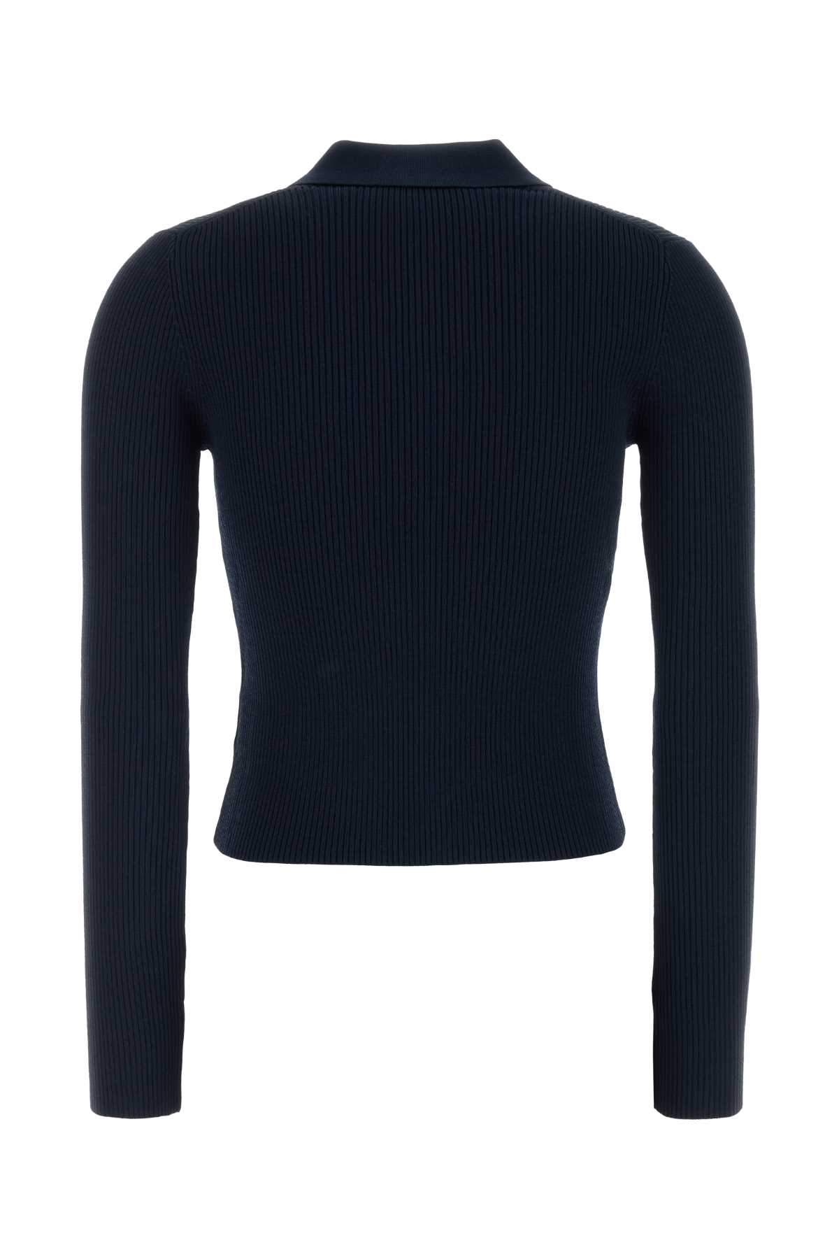 Midnight blue stretch viscose blend polo shirt MR661ER5ZVMIDNIGHTBLUE (MICHAEL MICHAEL KORS / ニット・セーター・カーディガン ) | MICHAEL MICHAEL KORS (マイケル・マイケル・コース)(1)