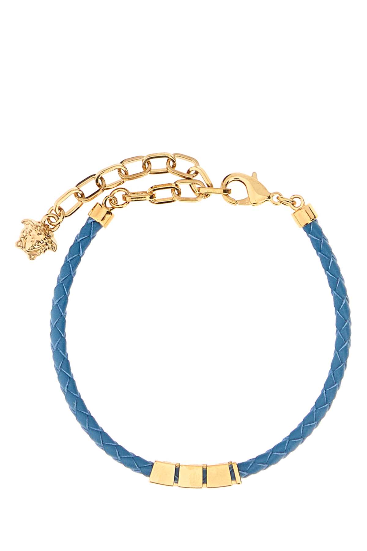Light blue leather bracelet 10227921A006371UF9V (VERSACE / ブレスレット ) | VERSACE (ヴェルサーチェ)