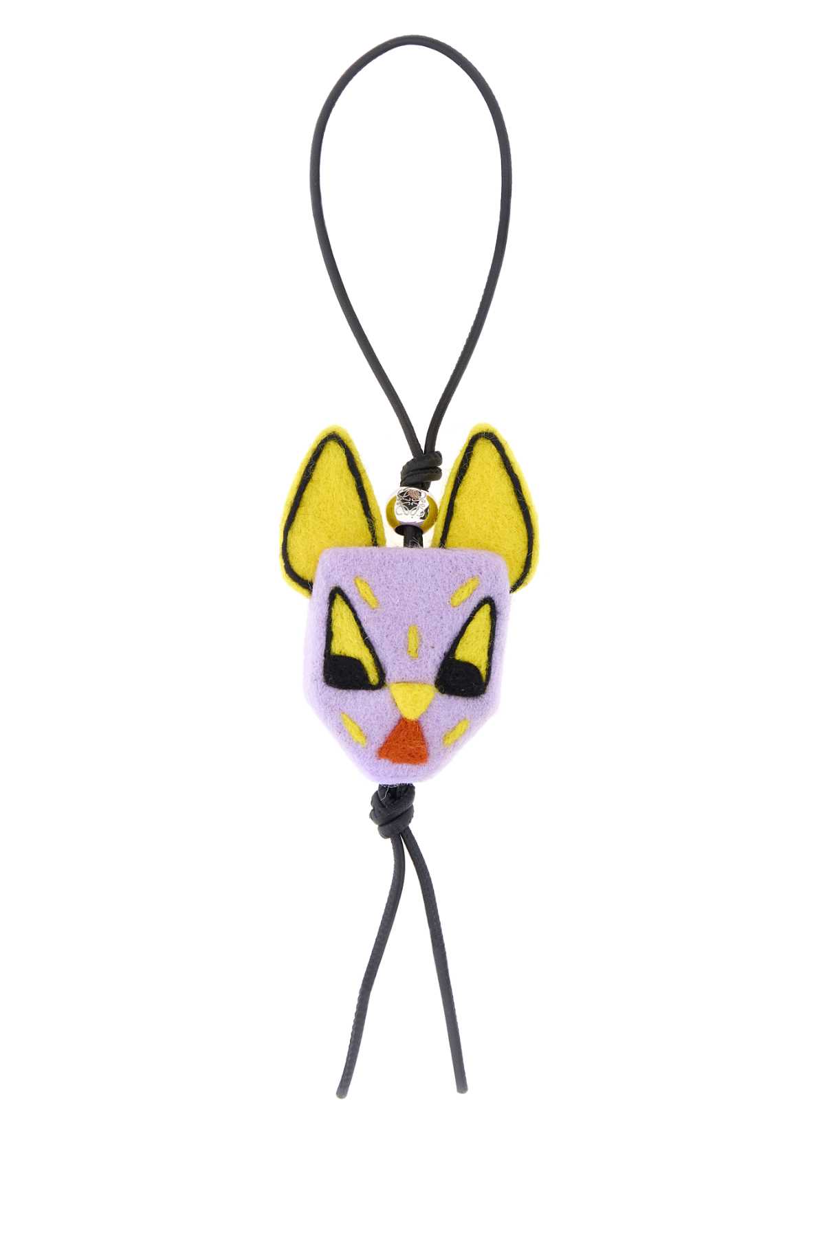 Multicolor felt Cat key ring C621232XPAPURPLEYELLOW (LOEWE / キーリング・キーケース ) | LOEWE (ロエベ)