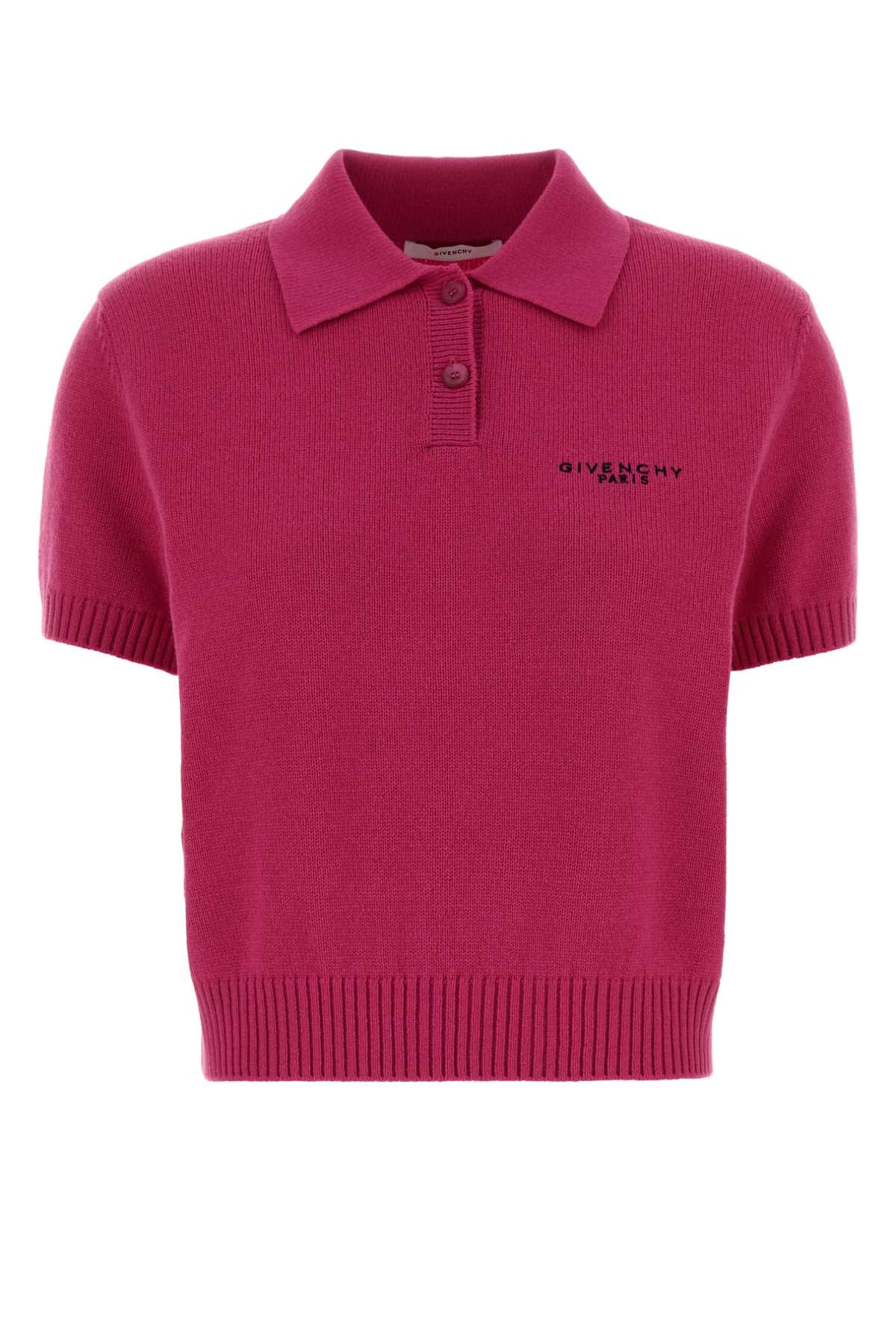 Fuchsia wool blend polo shirt BWL0084ZTA675 (GIVENCHY / ニット・セーター・カーディガン ) | GIVENCHY (ジバンシィ)