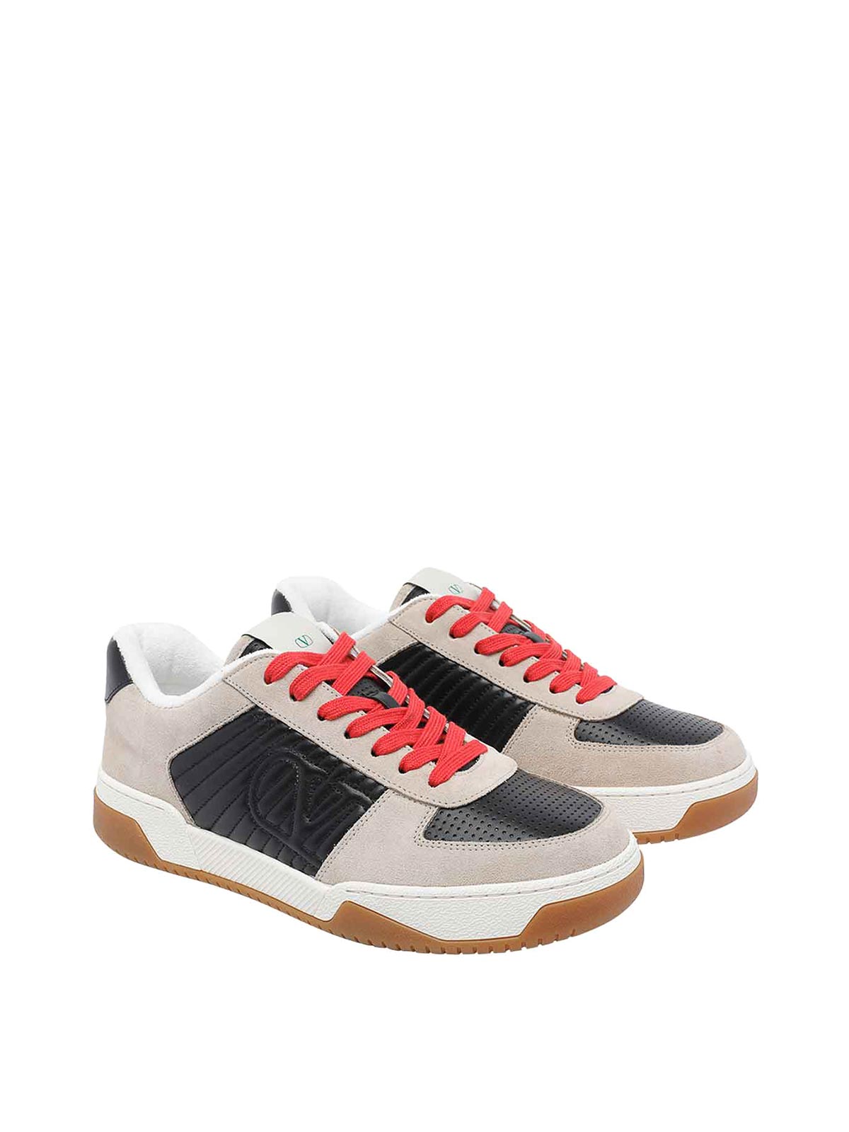 Beige And Black Sparry Sneakers S0M78ZZM9V4 (Valentino Garavani / スニーカー ) | Valentino Garavani (ヴァレンティノ)(1)