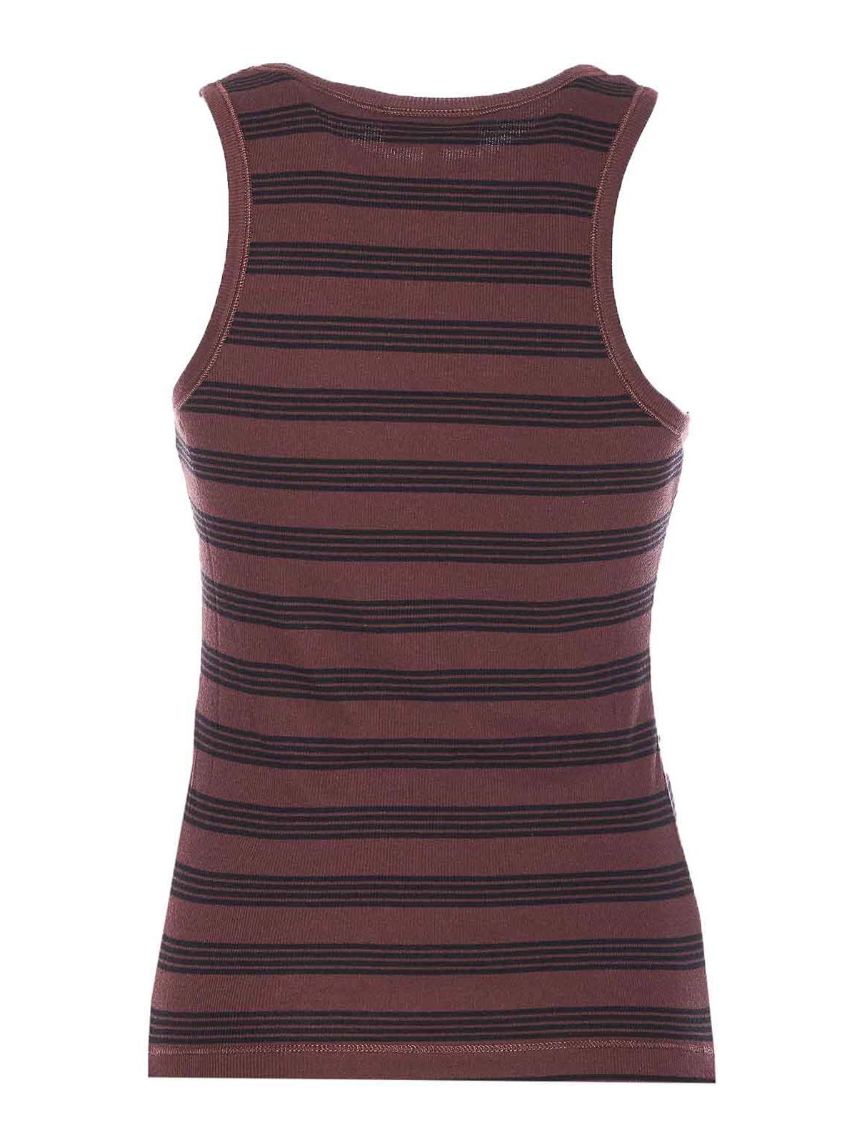 Brown And Black Tank Top A105004900B (GANNI / タンクトップ・キャミソール ) | GANNI (ガニー)(1)