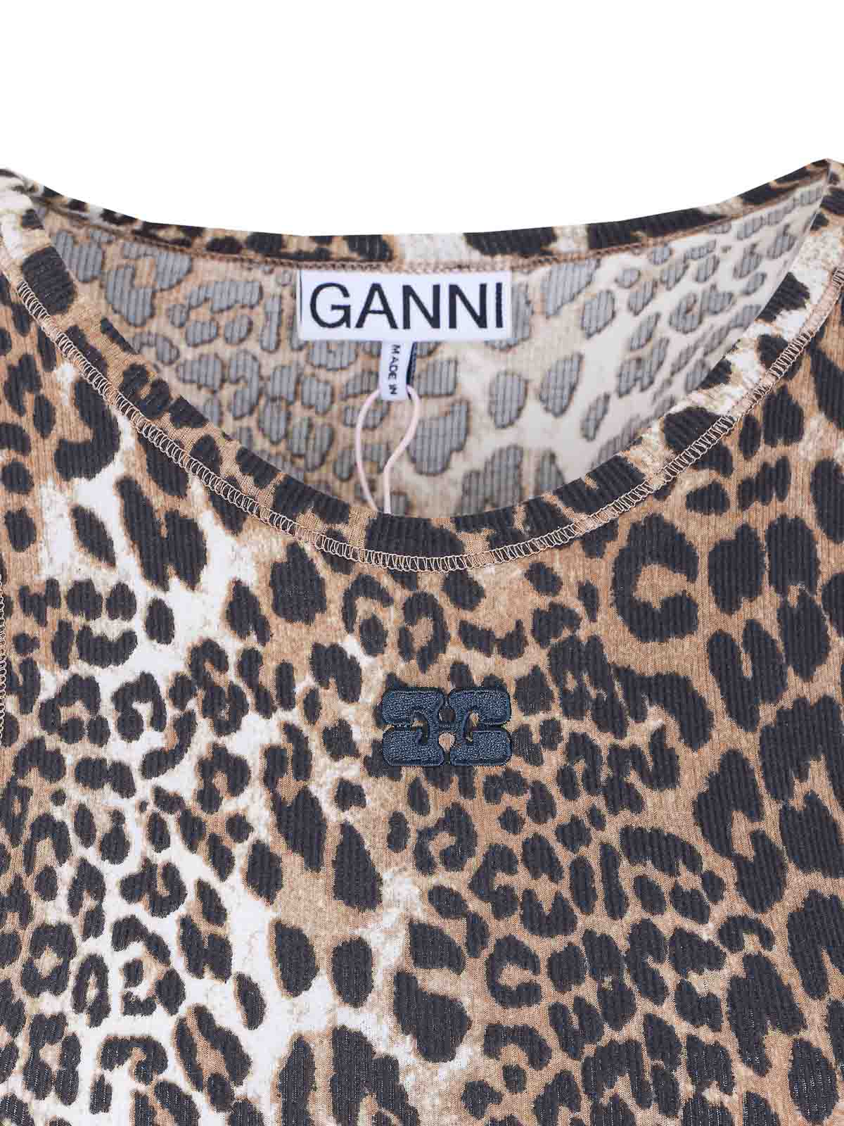 Leopard Print Tank Top A1050073943 (GANNI / タンクトップ・キャミソール ) | GANNI (ガニー)(3)