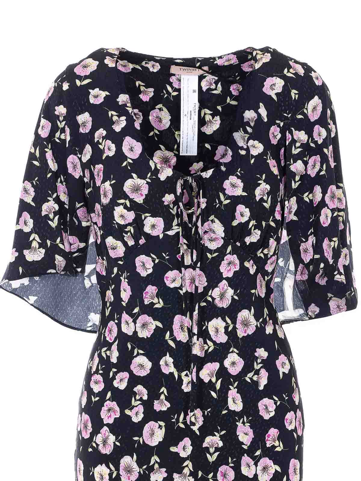 Black Dress 261TP210A13409 (TWINSET / ワンピース・ドレス・オールインワン ) | TWINSET (ツインセット)(3)