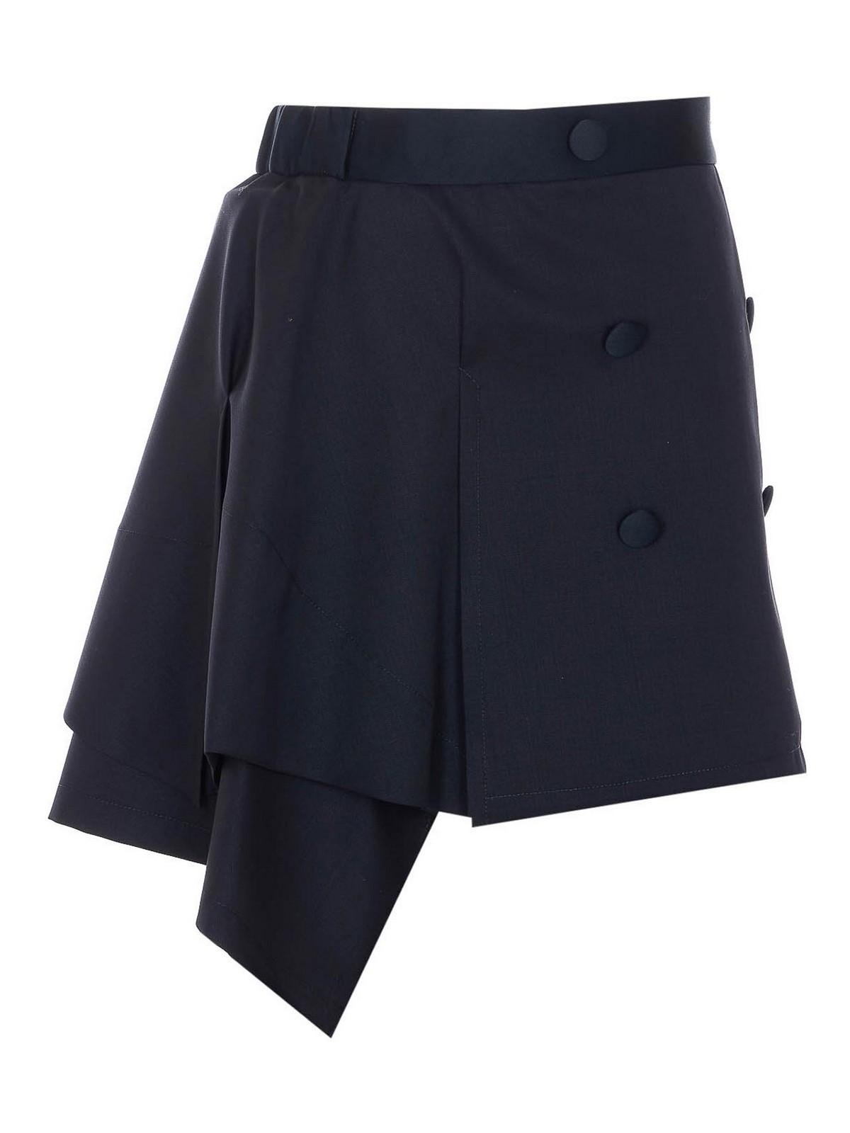 Black Marta Kilt Asymmetrical Skirt 1F020005W01CLN401 (Vivienne Westwood / スカート ) | Vivienne Westwood (ヴィヴィアン・ウェストウッド)