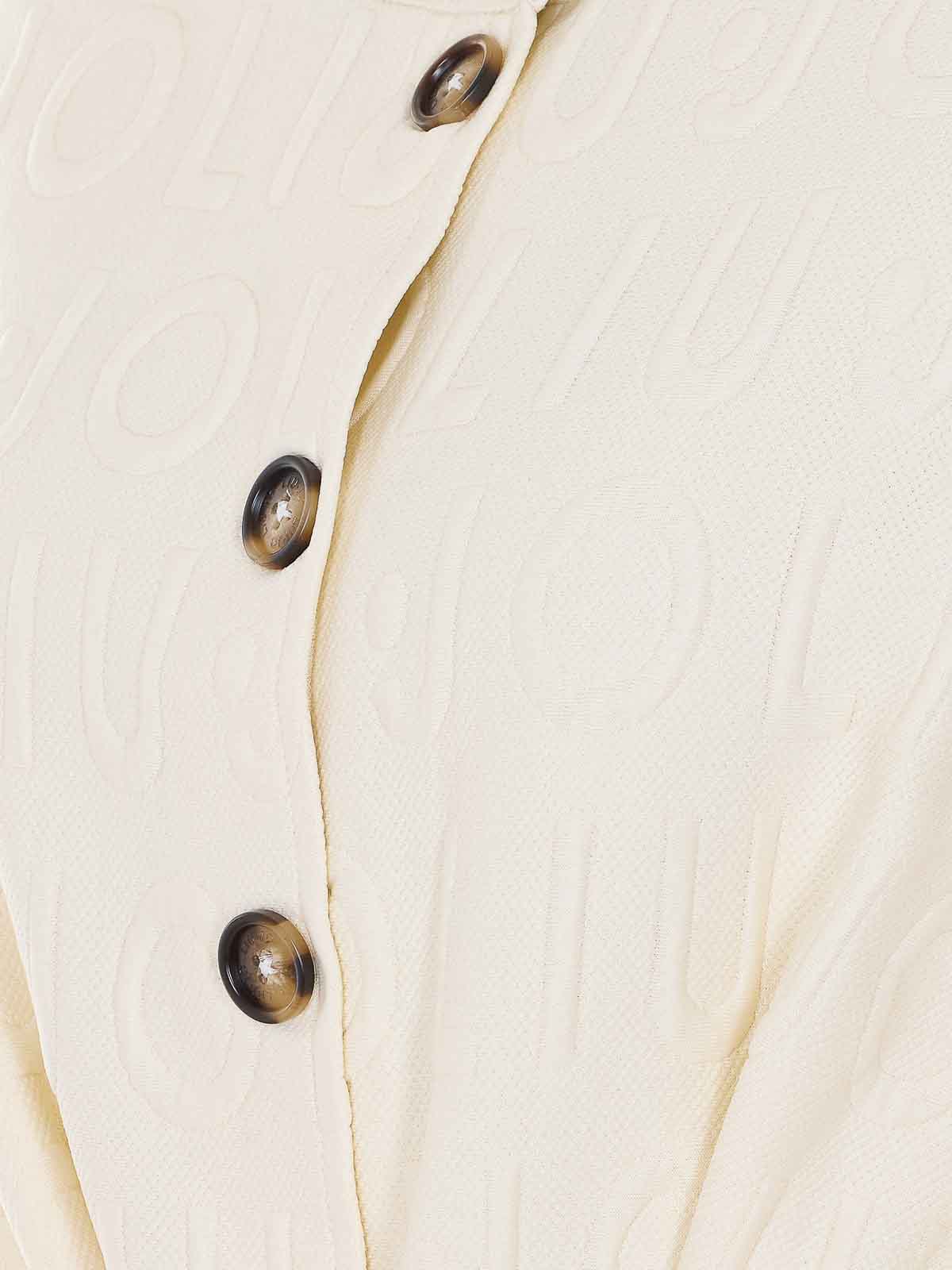 White Embossed Logo Poncho 2A6003T0300X0757 (LIU•JO / コート ) | LIU•JO (リュー・ジョー)(2)