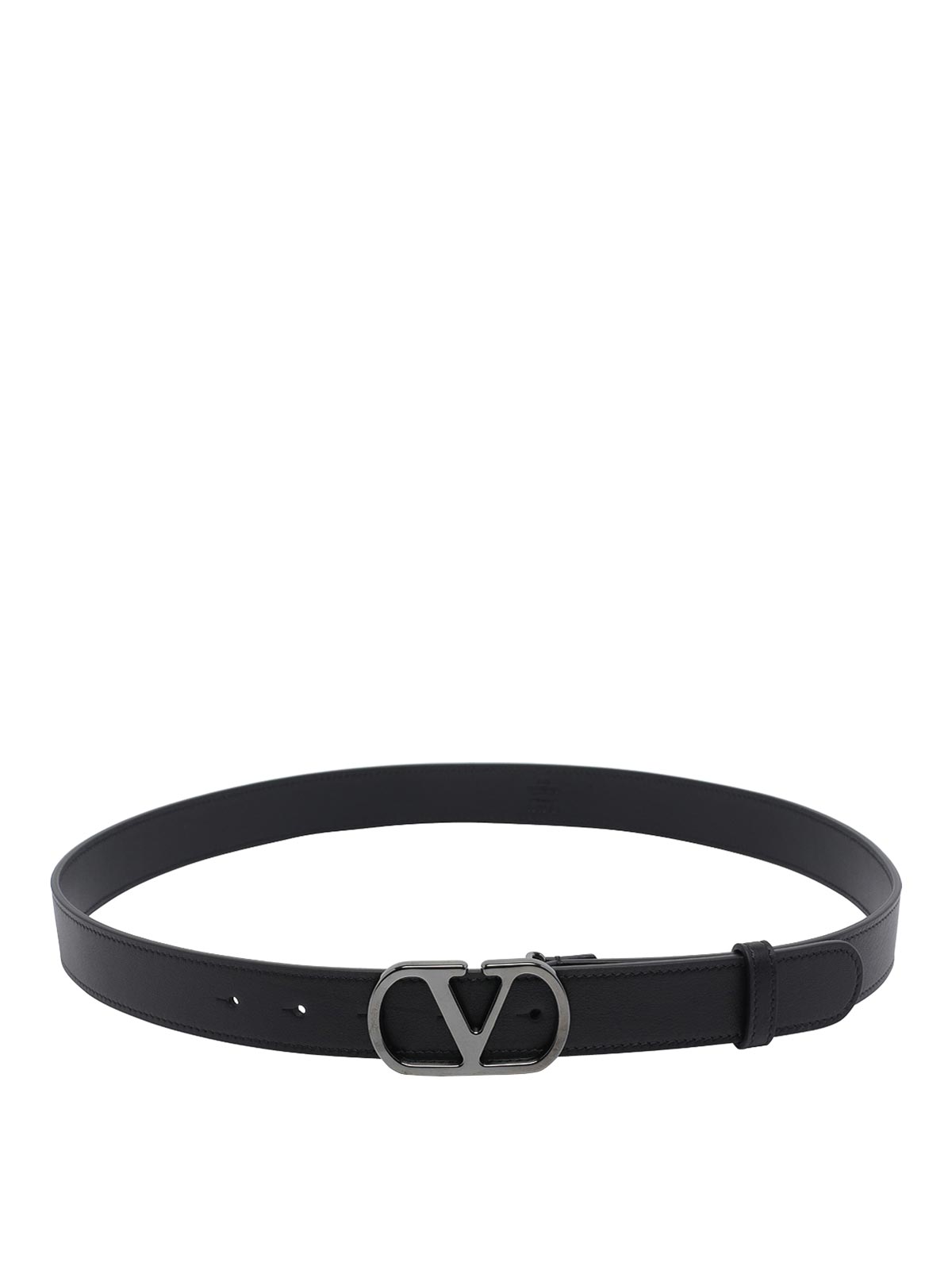 Black Vlogo Signature Belt T0SM3BQT0NO (Valentino Garavani / ベルト・サスペンダー ) | Valentino Garavani (ヴァレンティノ)