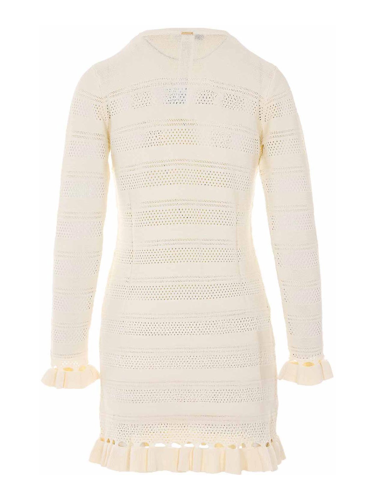 White Knitted Dress 261TP308100059 (TWINSET / ワンピース・ドレス・オールインワン ) | TWINSET (ツインセット)(1)