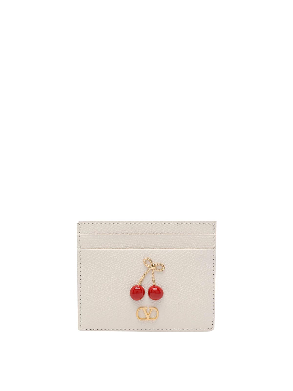 Ivory Cherryfic Cards Holder P0AY1WGXI16 (Valentino Garavani / 財布・カードケース ) | Valentino Garavani (ヴァレンティノ)