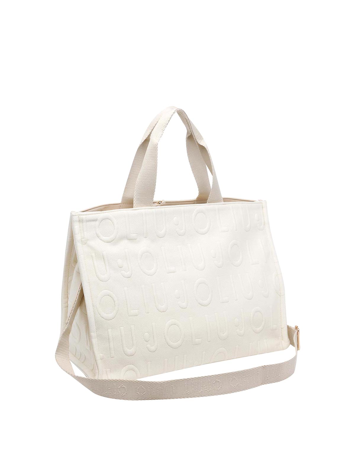 White Logo Tote Bag 2A6026T0300X0757 (LIU•JO / トートバッグ ) | LIU•JO (リュー・ジョー)(1)