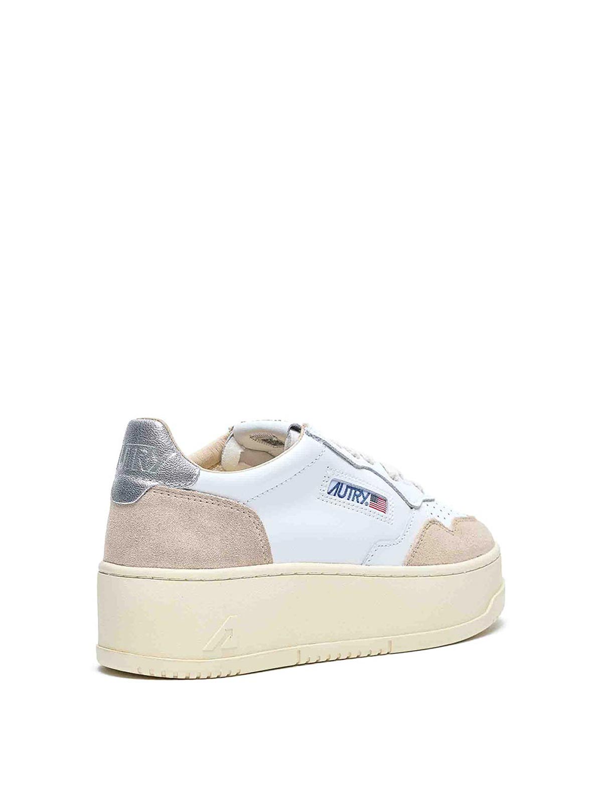 White And Beige Platform Sneakers PTLWLS74 (AUTRY / スニーカー ) | AUTRY (オートリー)(1)