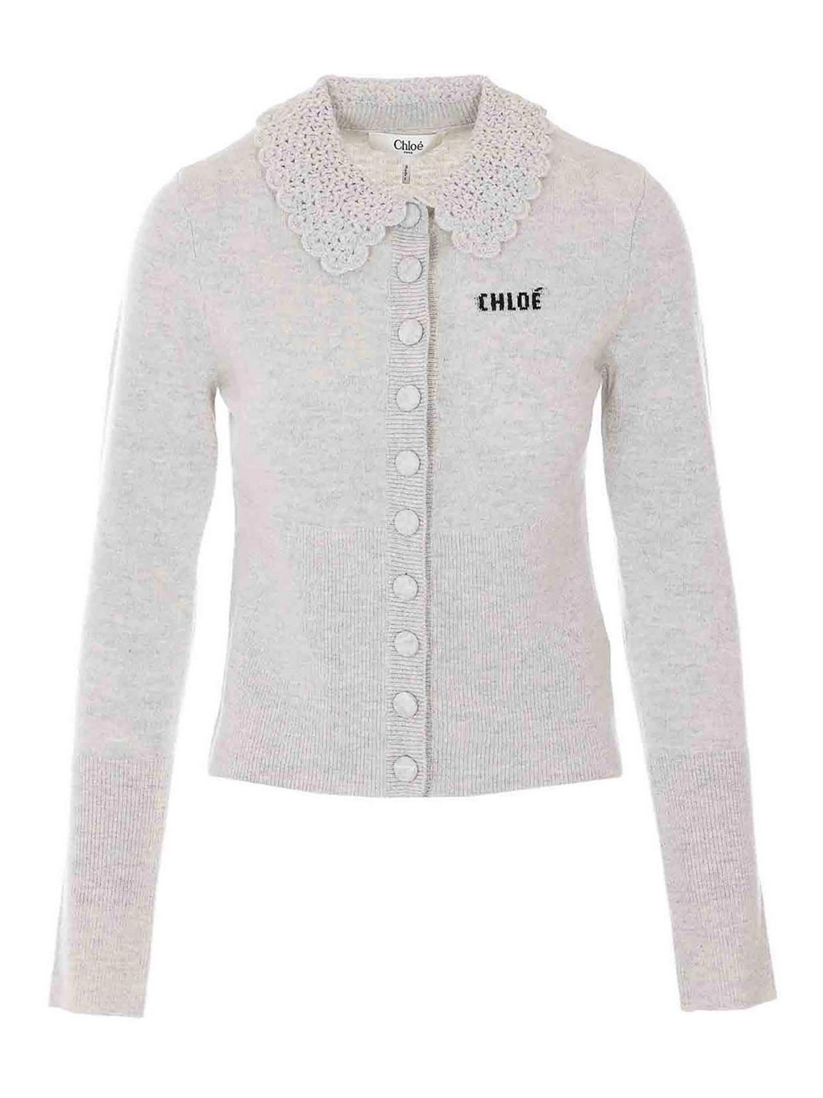 Adherent Cardigan With Logo 26SMC0353000N (Chloé / ニット・セーター・カーディガン ) | Chloé (クロエ)