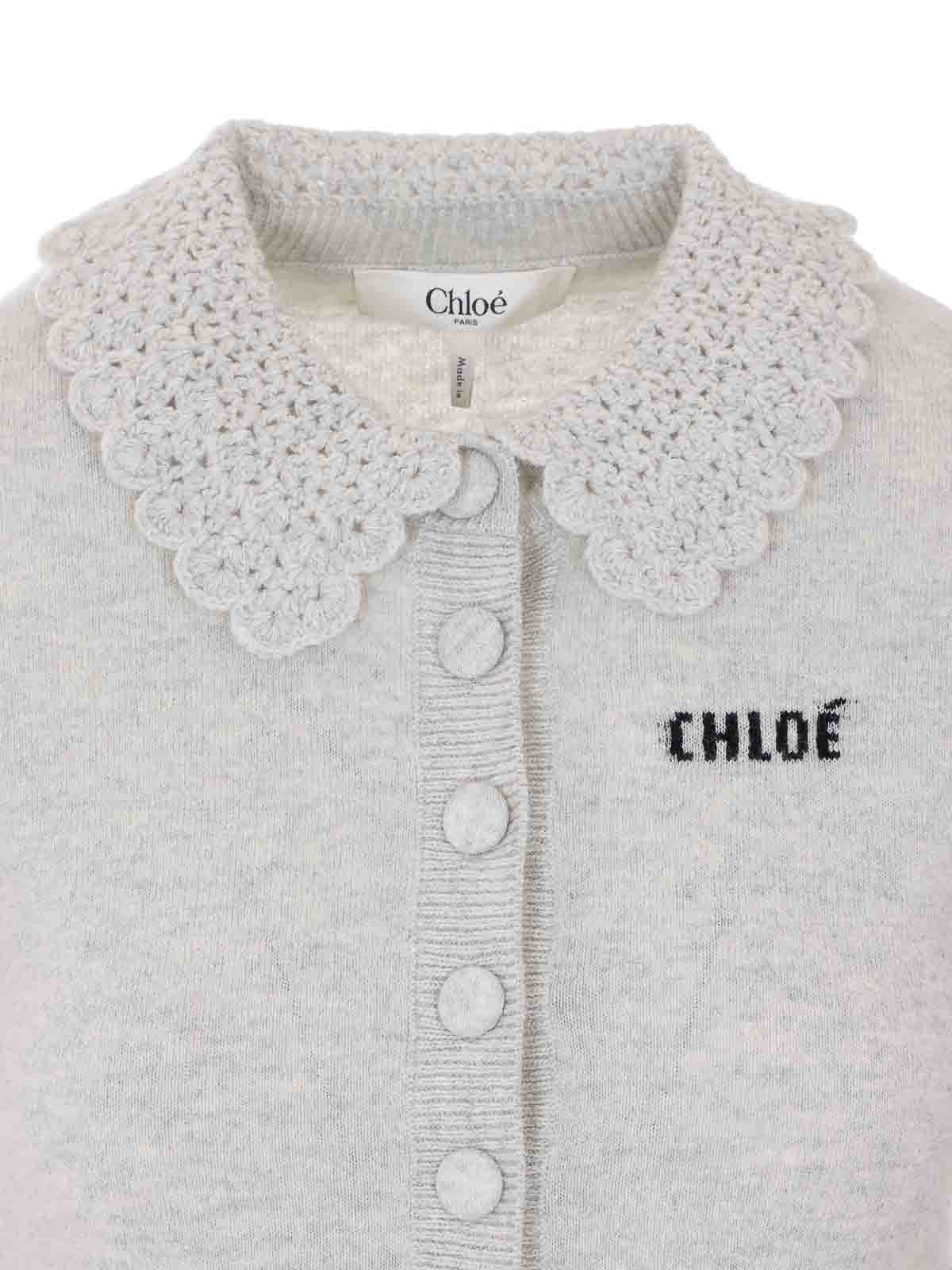 Adherent Cardigan With Logo 26SMC0353000N (Chloé / ニット・セーター・カーディガン ) | Chloé (クロエ)(3)