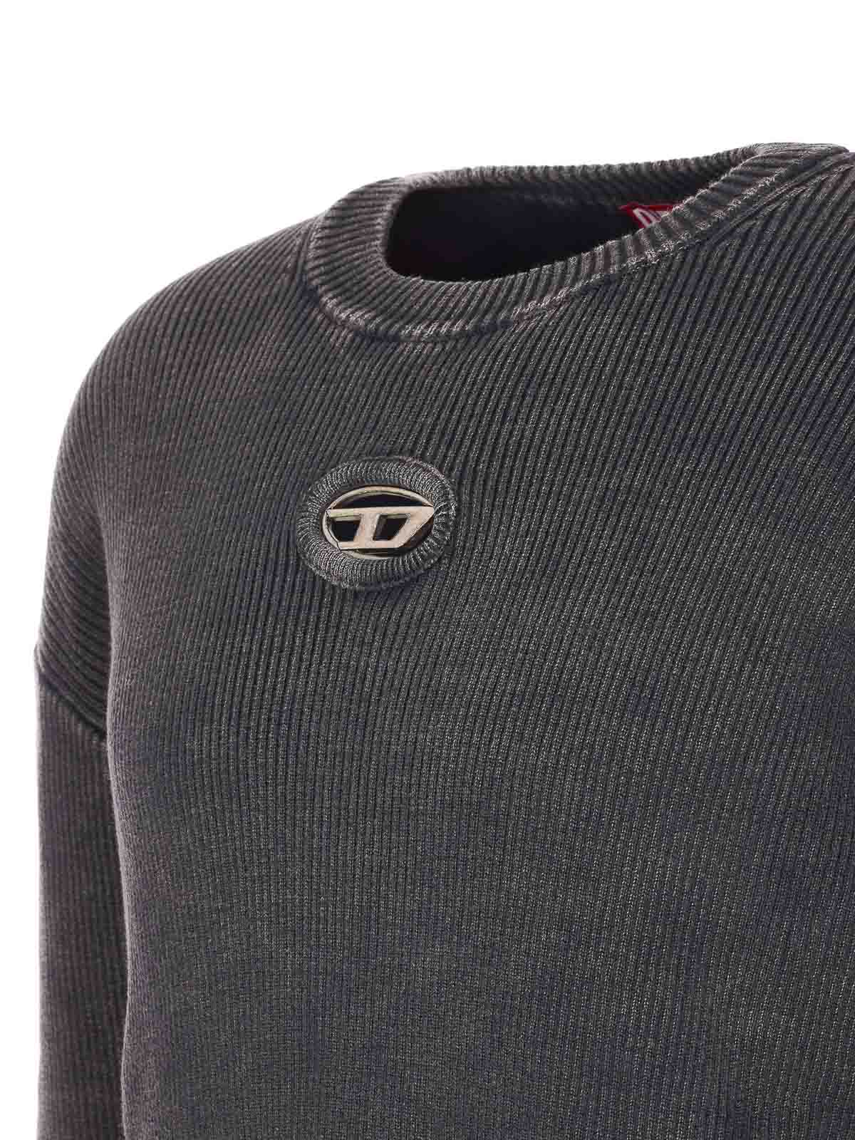 Grey K-Darren-D Sweater A220130AKBQ900 (Diesel / ニット・セーター・カーディガン ) | Diesel (ディーゼル)(2)