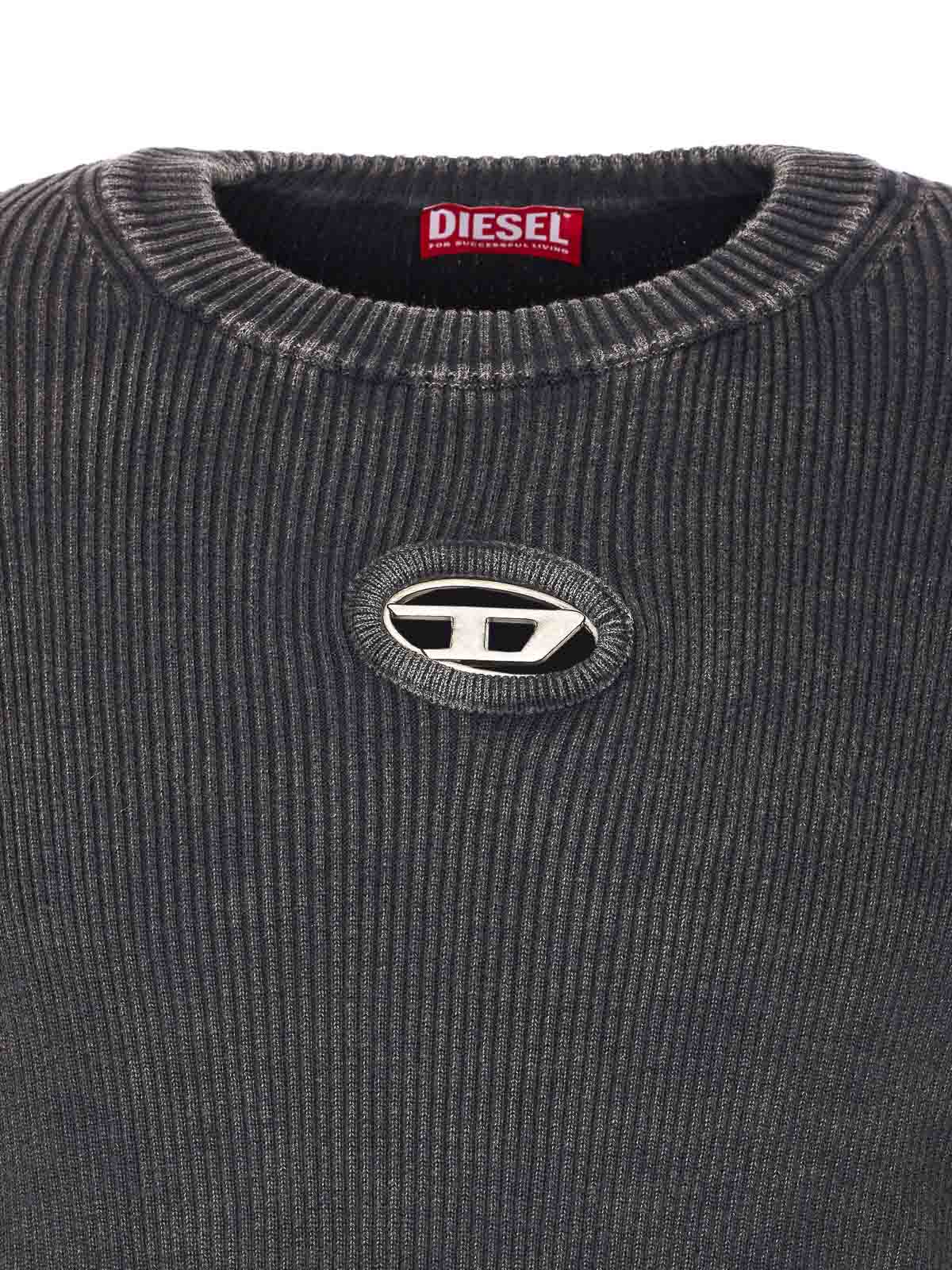 Grey K-Darren-D Sweater A220130AKBQ900 (Diesel / ニット・セーター・カーディガン ) | Diesel (ディーゼル)(3)