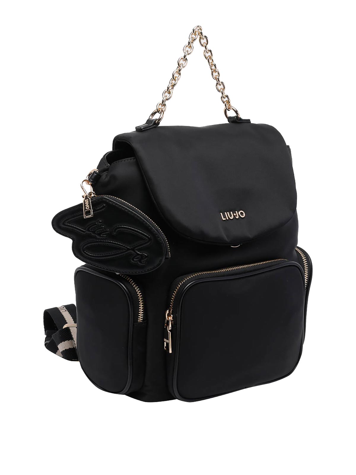 Black Logo Backpack AA6174T382A22222 (LIU•JO / バックパック ) | LIU•JO (リュー・ジョー)(1)
