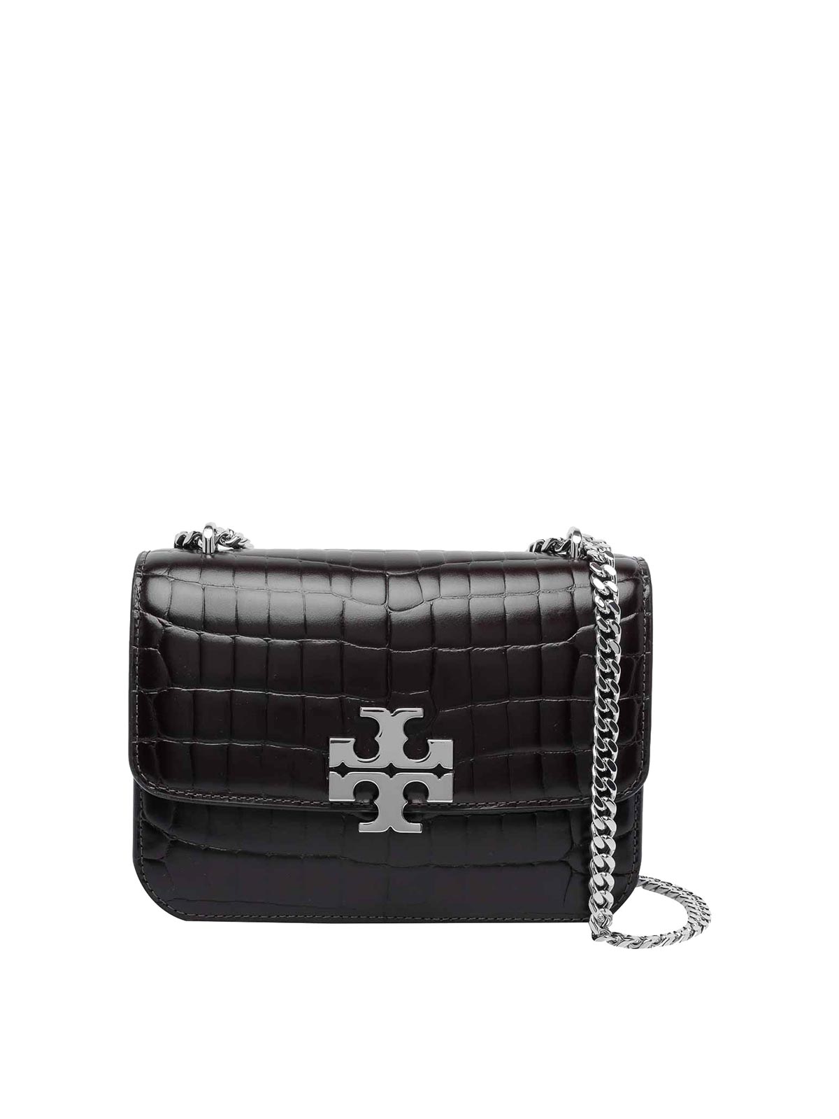Small Eleanor Croc Convertible Shoulder Bag 174987600 (TORY BURCH / ハンドバッグ・ショルダーバッグ ) | TORY BURCH (トリーバーチ)