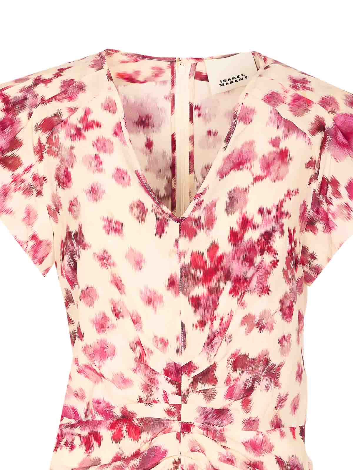 Multicolor Terenae Dress RO1067FAD1J11I40 (Isabel Marant / ワンピース・ドレス・オールインワン ) | Isabel Marant (イザベル マラン)(3)