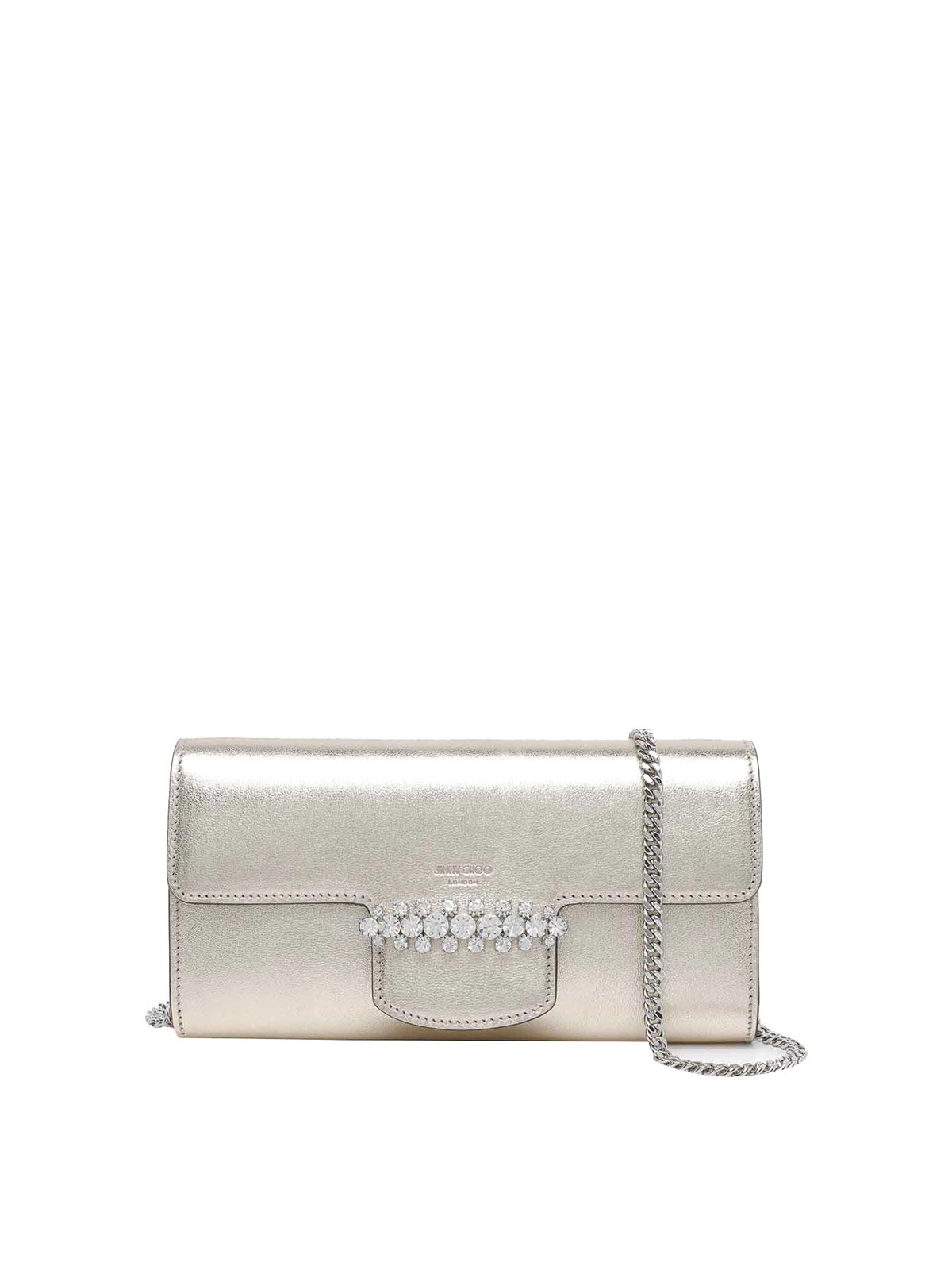 Gold Bing Chain Wallet BINGWALLETCHAINAZJ (JIMMY CHOO / 財布・カードケース ) | JIMMY CHOO (ジミー チュウ)