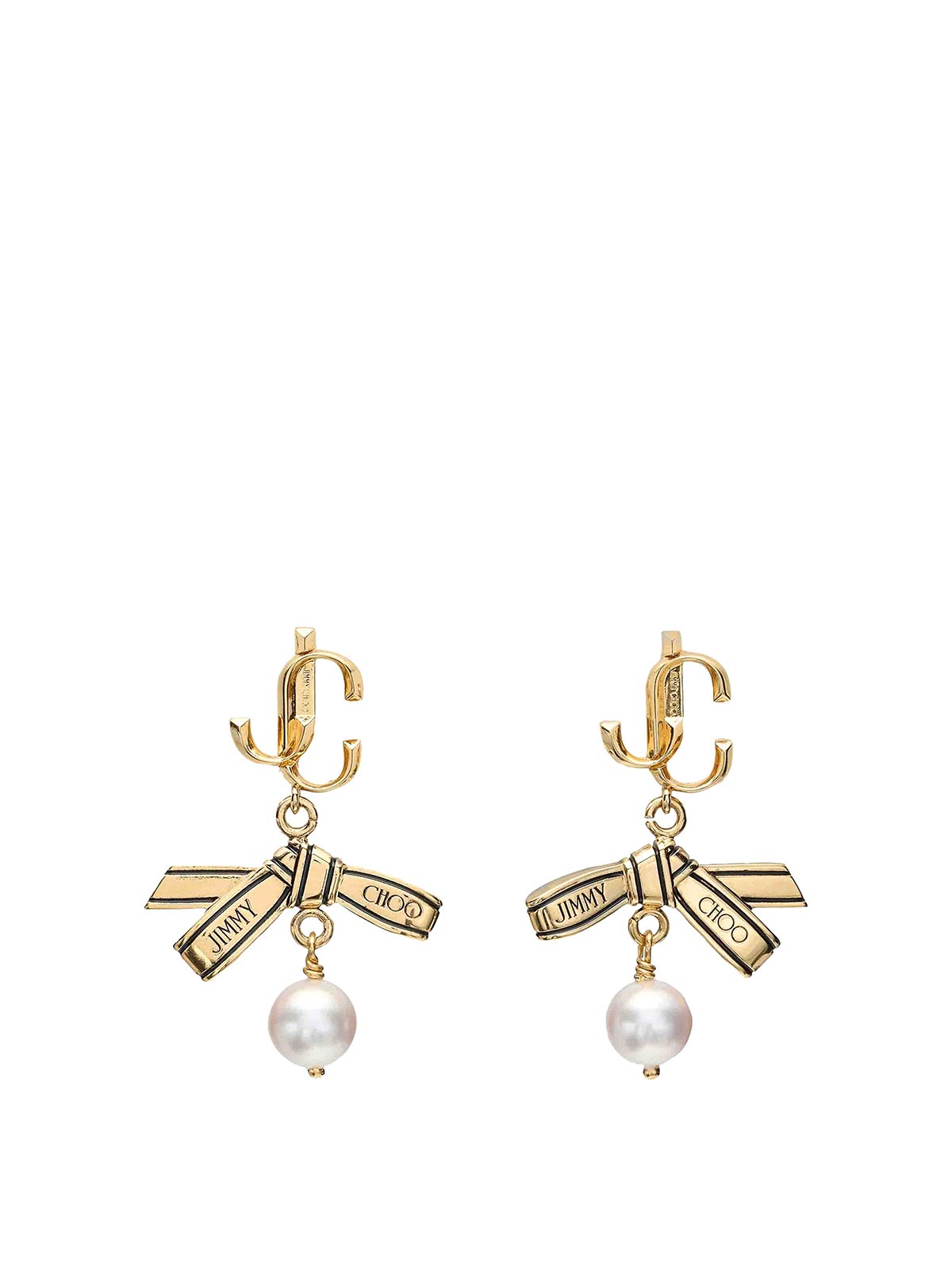 Ribbon Pearl Earrings RBNPEARLEARRINGJKI (JIMMY CHOO / ピアス・イヤリング ) | JIMMY CHOO (ジミー チュウ)