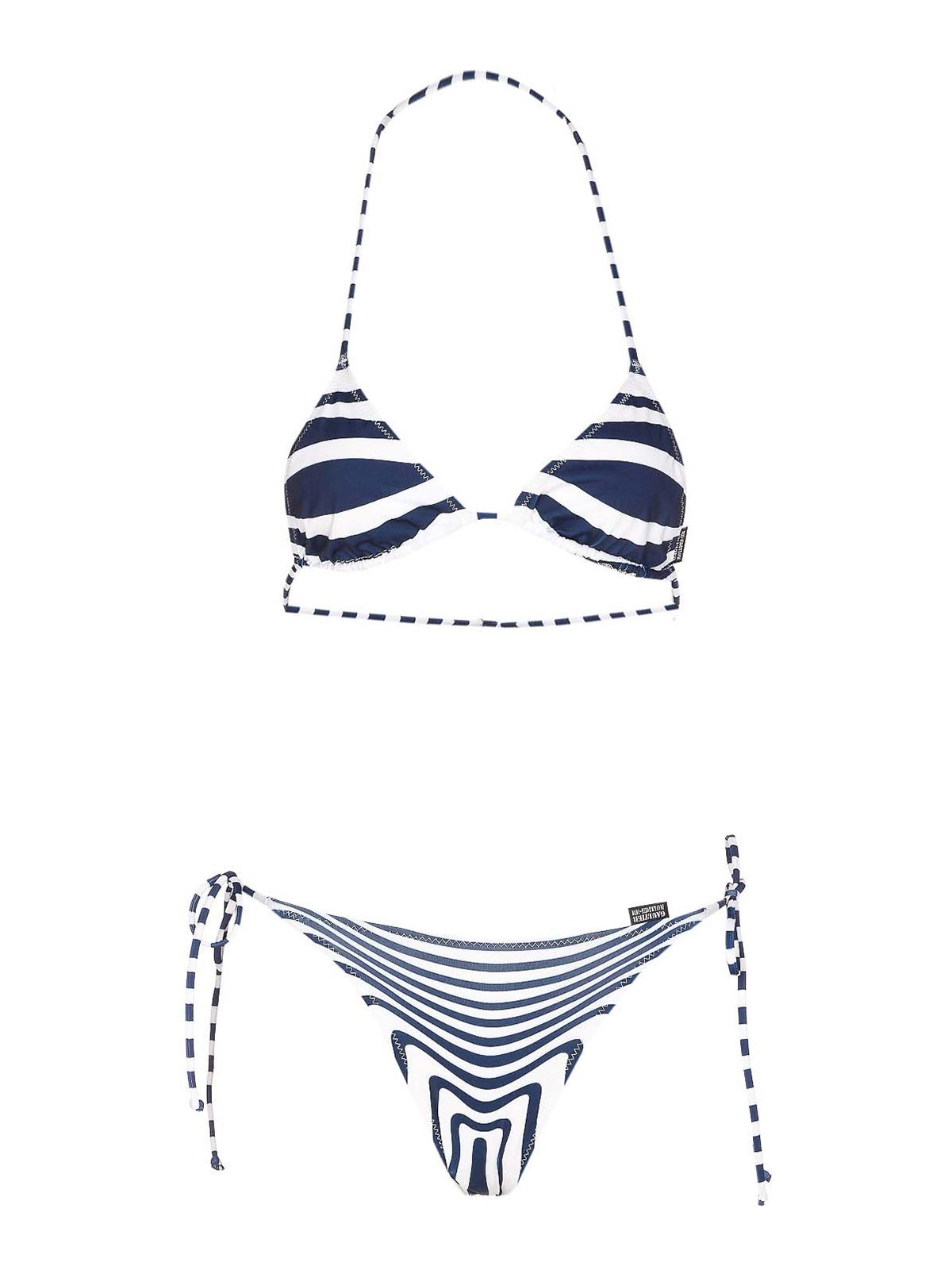 Blue And White Striped Bikini Set BS038J039P0159 (Jean Paul GAULTIER / スイムウェア ) | Jean Paul GAULTIER (ジャンポール ゴルチエ)