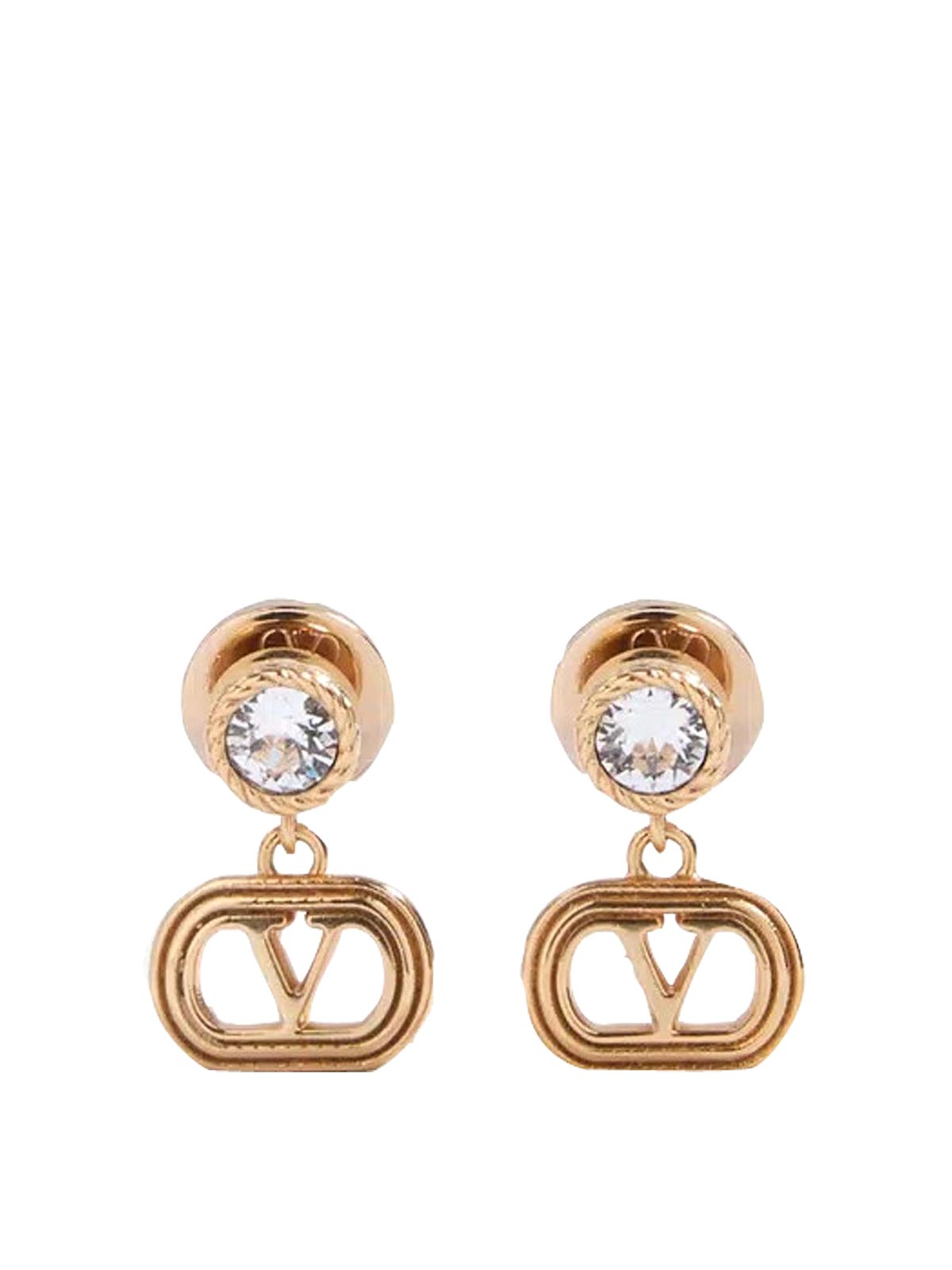 Gold Ovalette Swarovski Earrings J0AI4YCW9MN (Valentino Garavani / ピアス・イヤリング ) | Valentino Garavani (ヴァレンティノ)