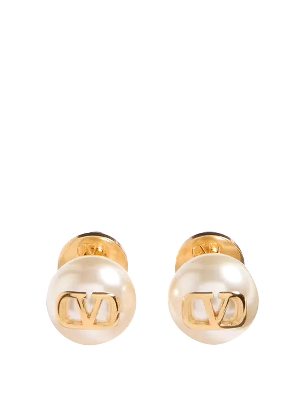 Gold Vlogo Signature Pearl Earrings J0E35UXM0O3 (Valentino Garavani / ピアス・イヤリング ) | Valentino Garavani (ヴァレンティノ)