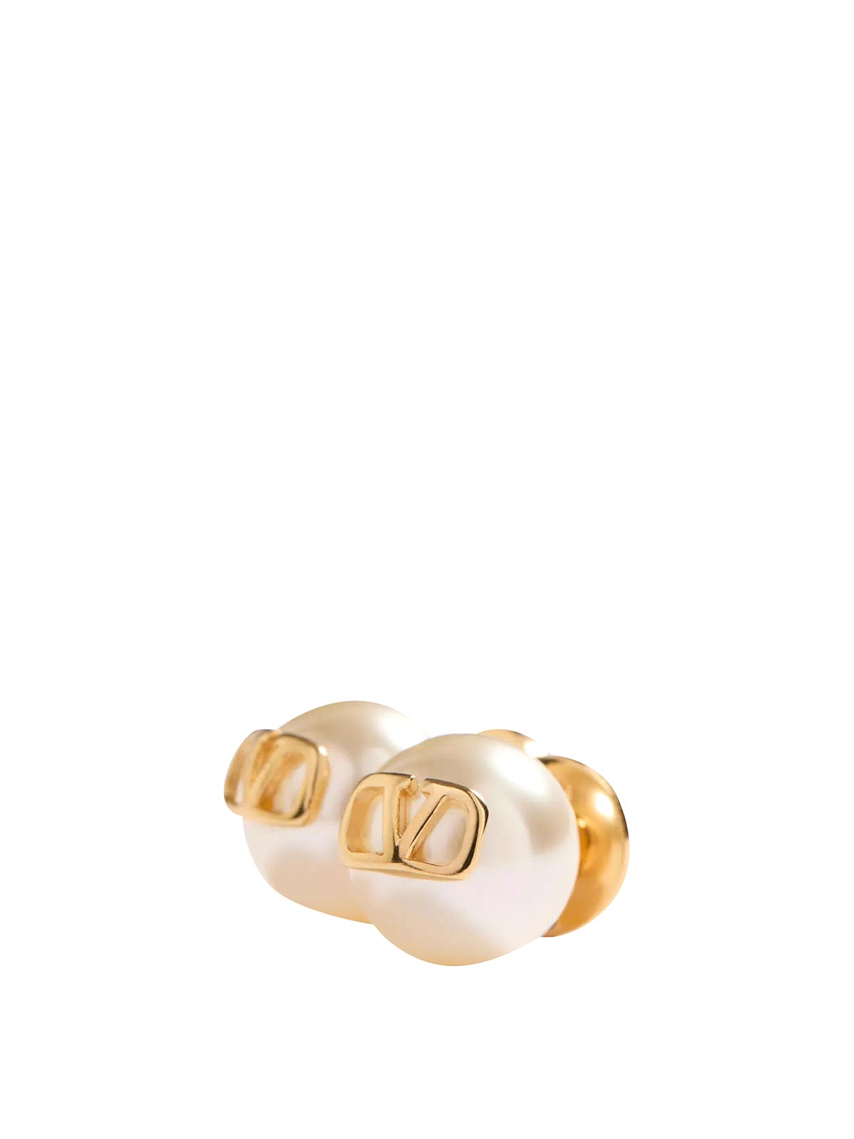 Gold Vlogo Signature Pearl Earrings J0E35UXM0O3 (Valentino Garavani / ピアス・イヤリング ) | Valentino Garavani (ヴァレンティノ)(1)