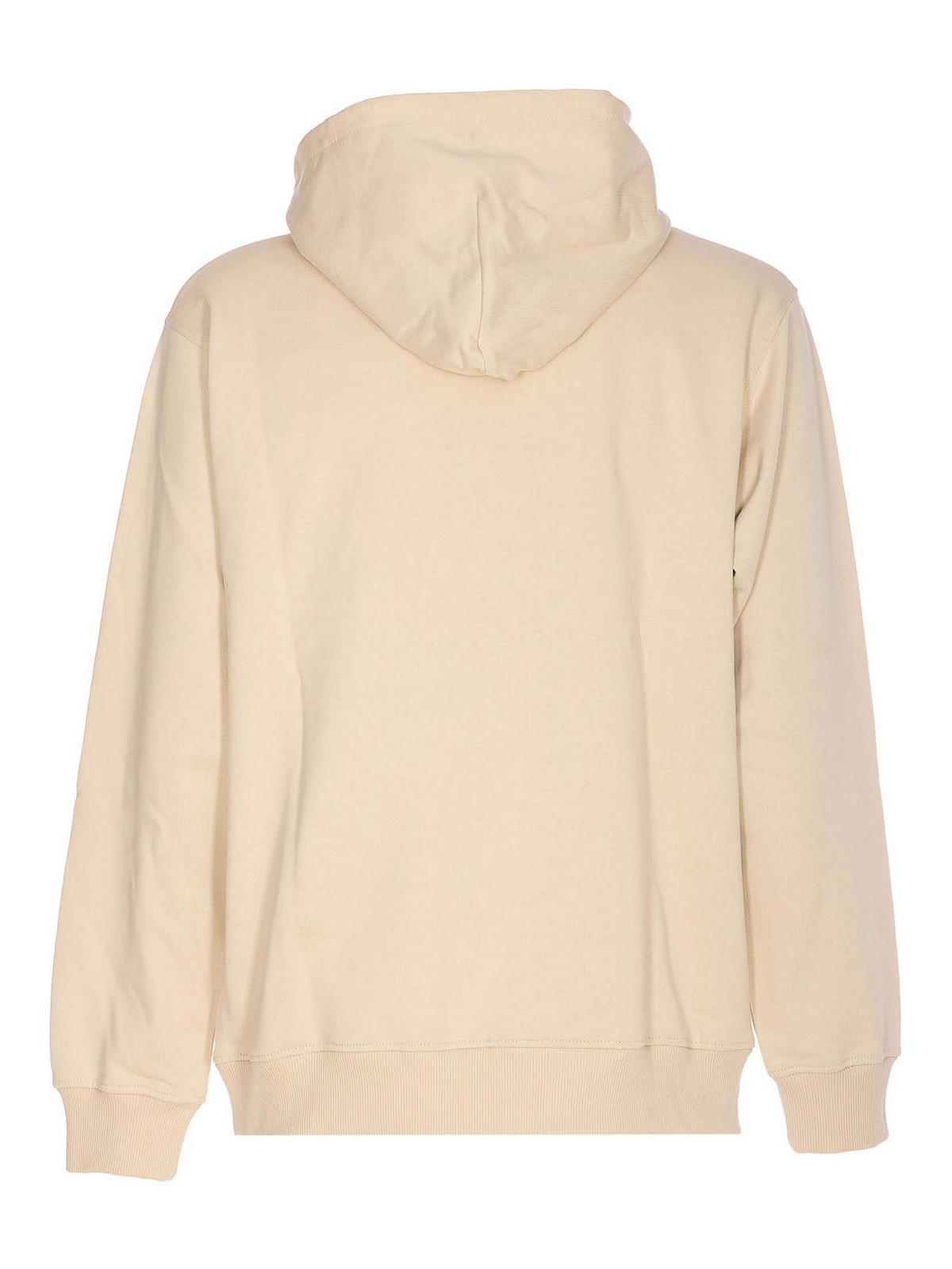Beige Hoodie HO161CO127MT (Drôle De Monsieur / スウェット・フーディー ) | Drôle De Monsieur (ドロールドムッシュ)(1)