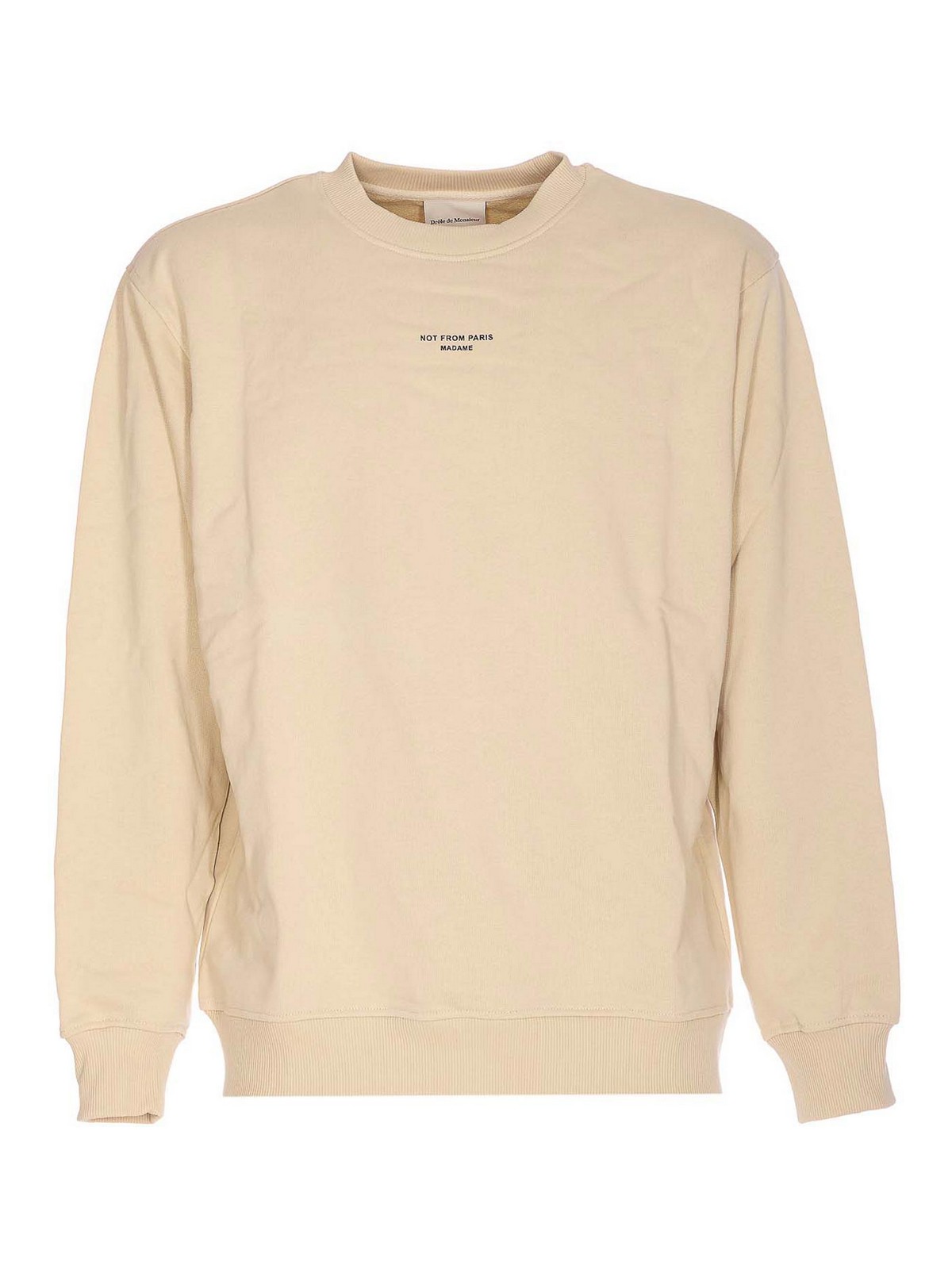 White Le Slogan Classique Sweatshirt SW148CO127MT (Drôle De Monsieur / スウェット・フーディー ) | Drôle De Monsieur (ドロールドムッシュ)