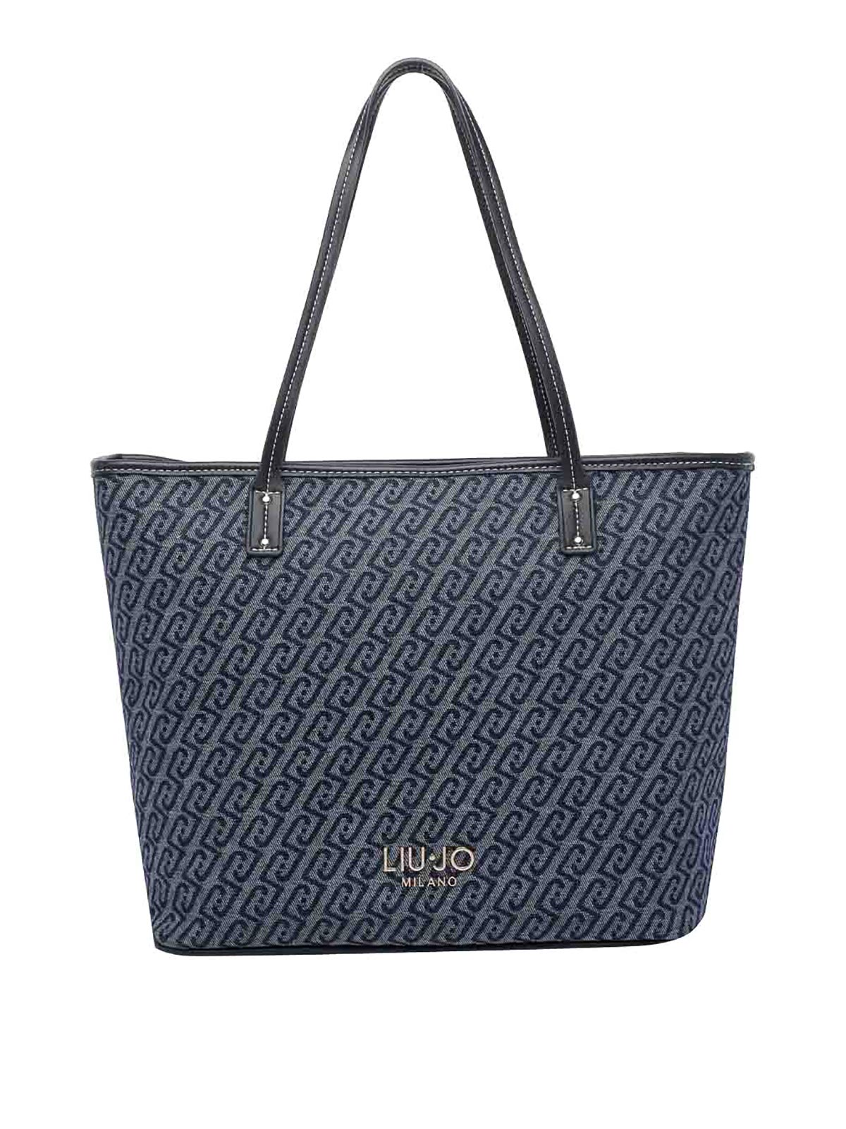 Dress Blue Logo Tote Bag AA6070T379A94024 (LIU•JO / トートバッグ ) | LIU•JO (リュー・ジョー)