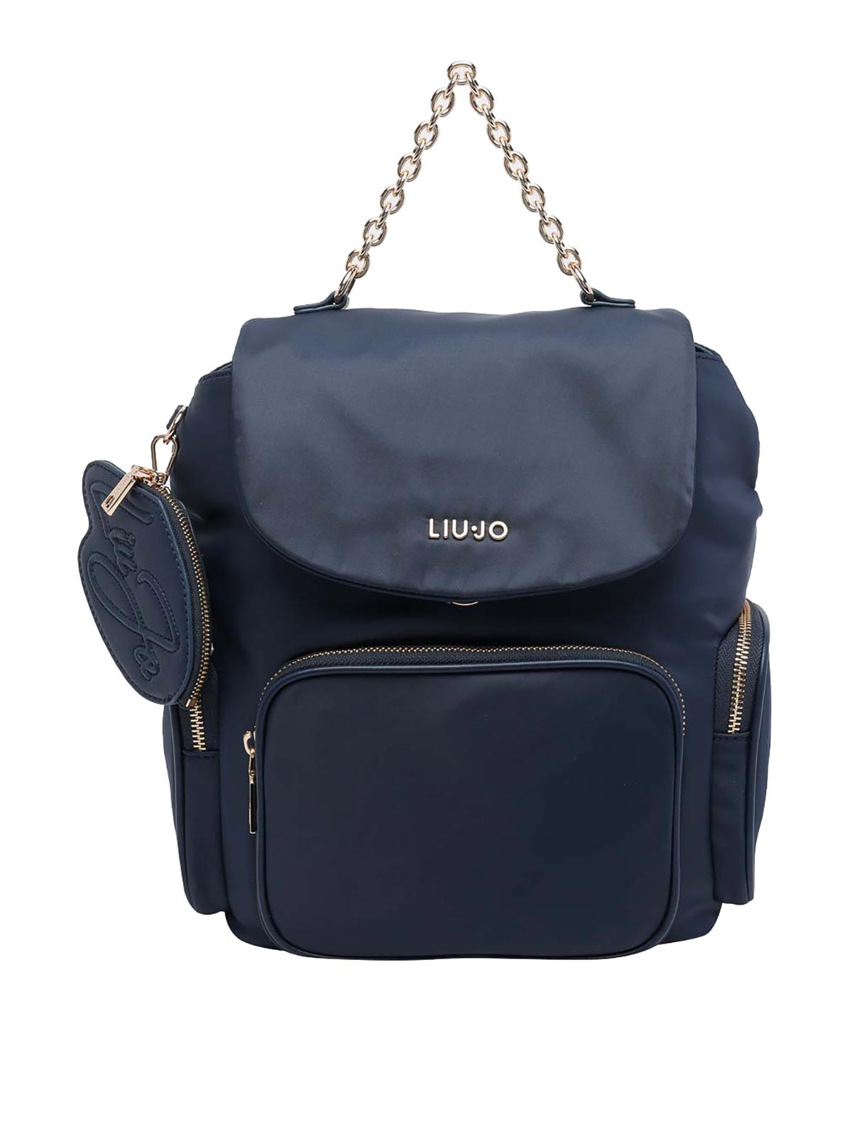 Dark Navy Logo Backpack AA6174T382A94024 (LIU•JO / バックパック ) | LIU•JO (リュー・ジョー)