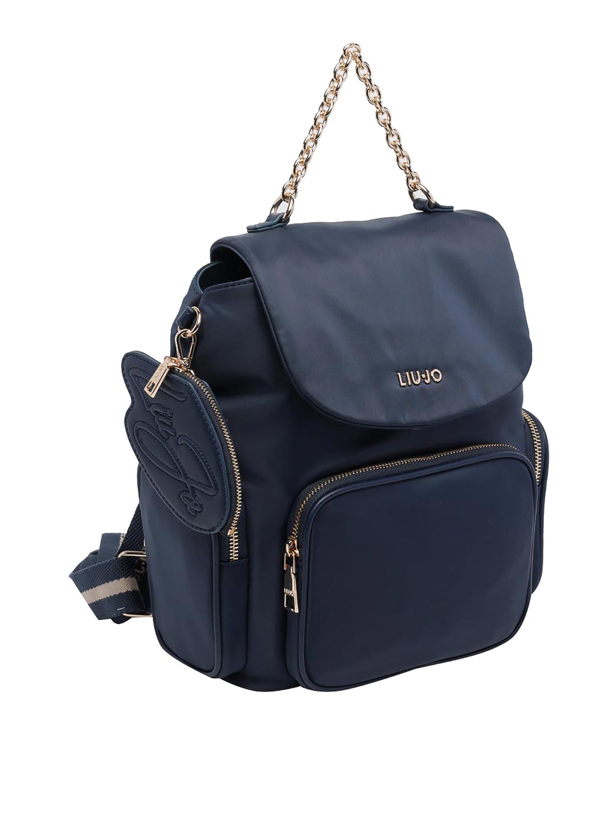 Dark Navy Logo Backpack AA6174T382A94024 (LIU•JO / バックパック ) | LIU•JO (リュー・ジョー)(1)