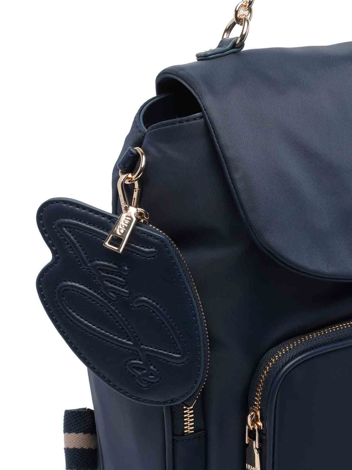 Dark Navy Logo Backpack AA6174T382A94024 (LIU•JO / バックパック ) | LIU•JO (リュー・ジョー)(3)