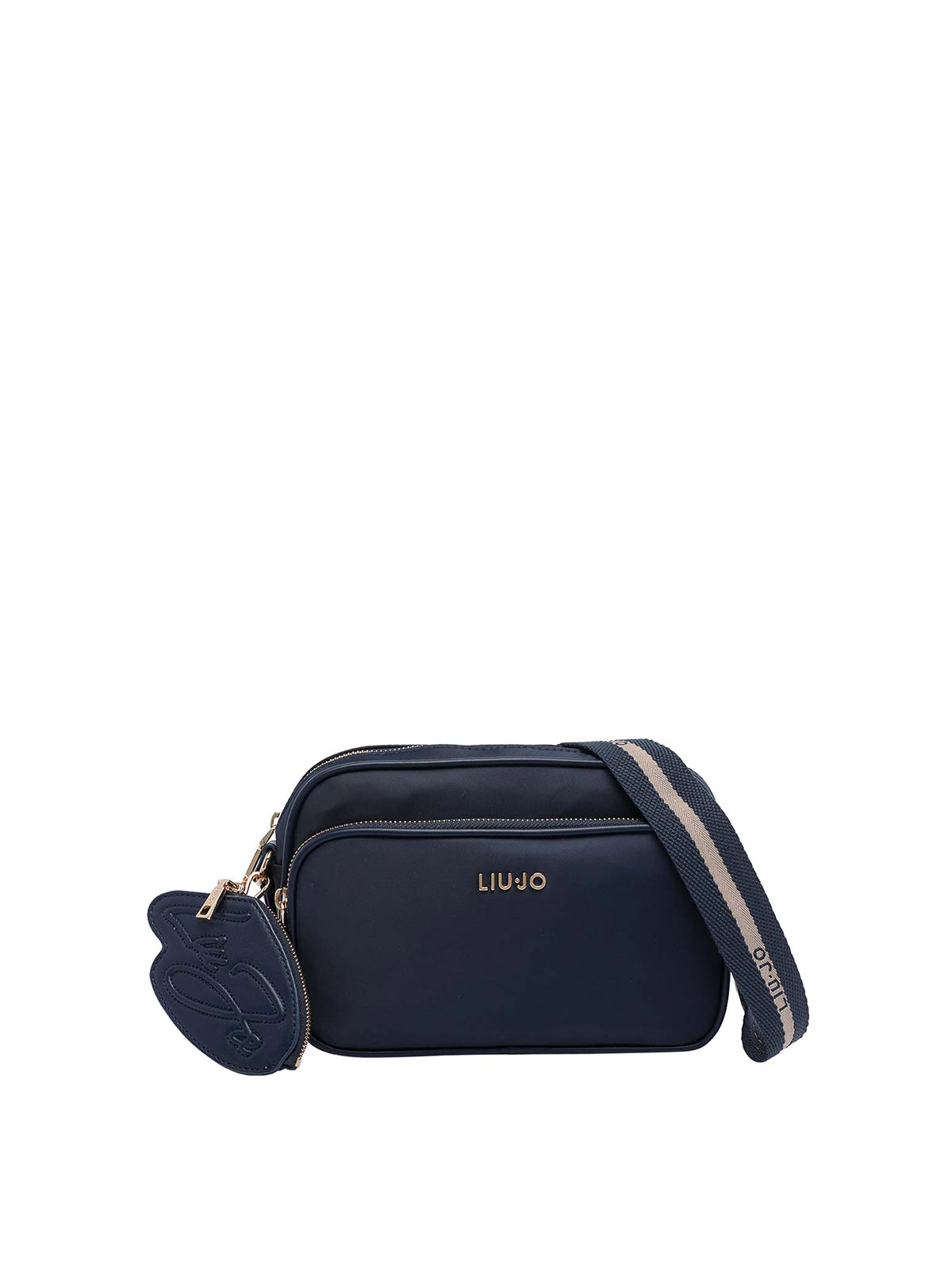Black Logo Crossbody Bag AA6176T382A94024 (LIU•JO / ハンドバッグ・ショルダーバッグ ) | LIU•JO (リュー・ジョー)