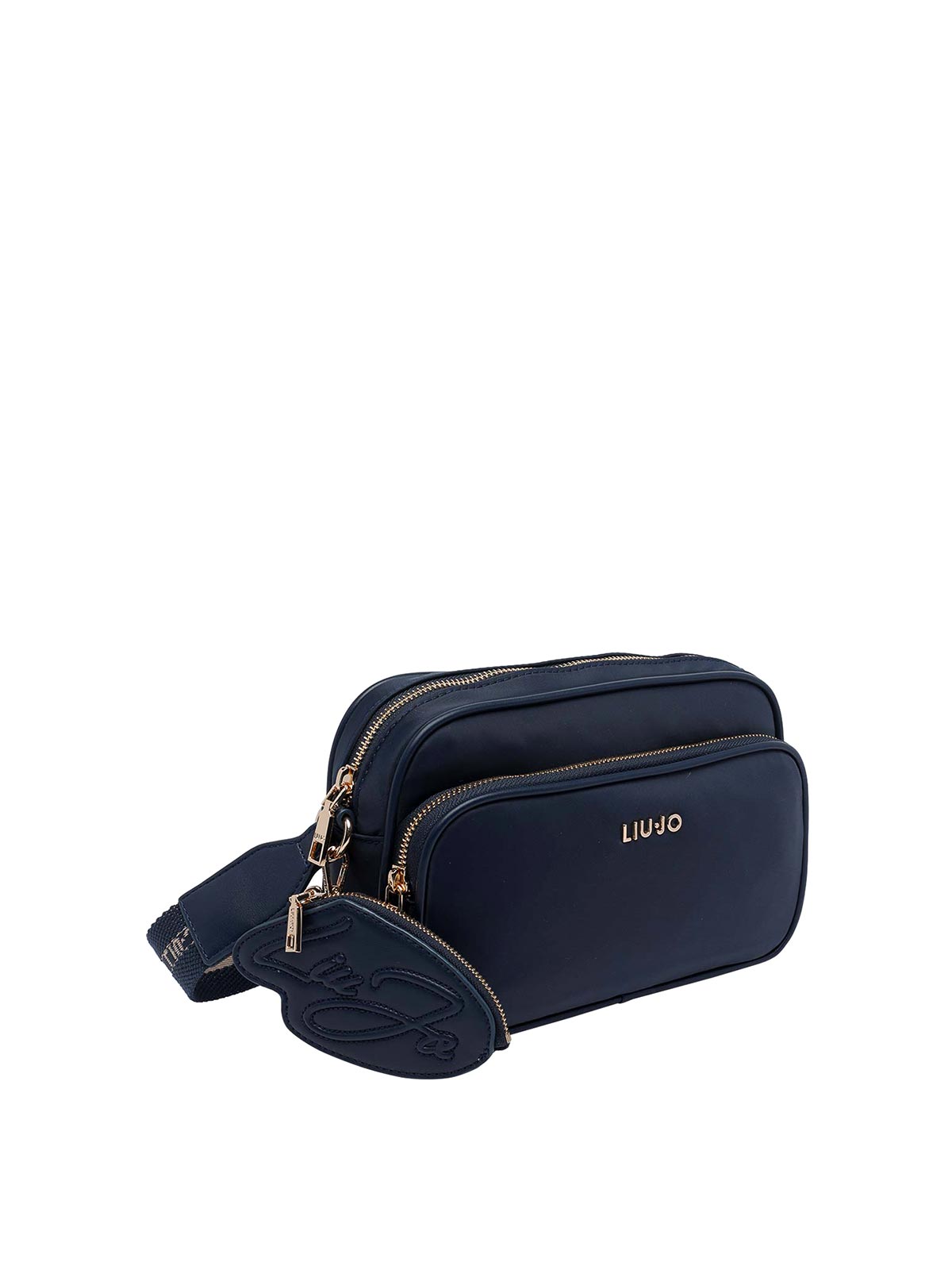 Black Logo Crossbody Bag AA6176T382A94024 (LIU•JO / ハンドバッグ・ショルダーバッグ ) | LIU•JO (リュー・ジョー)(1)