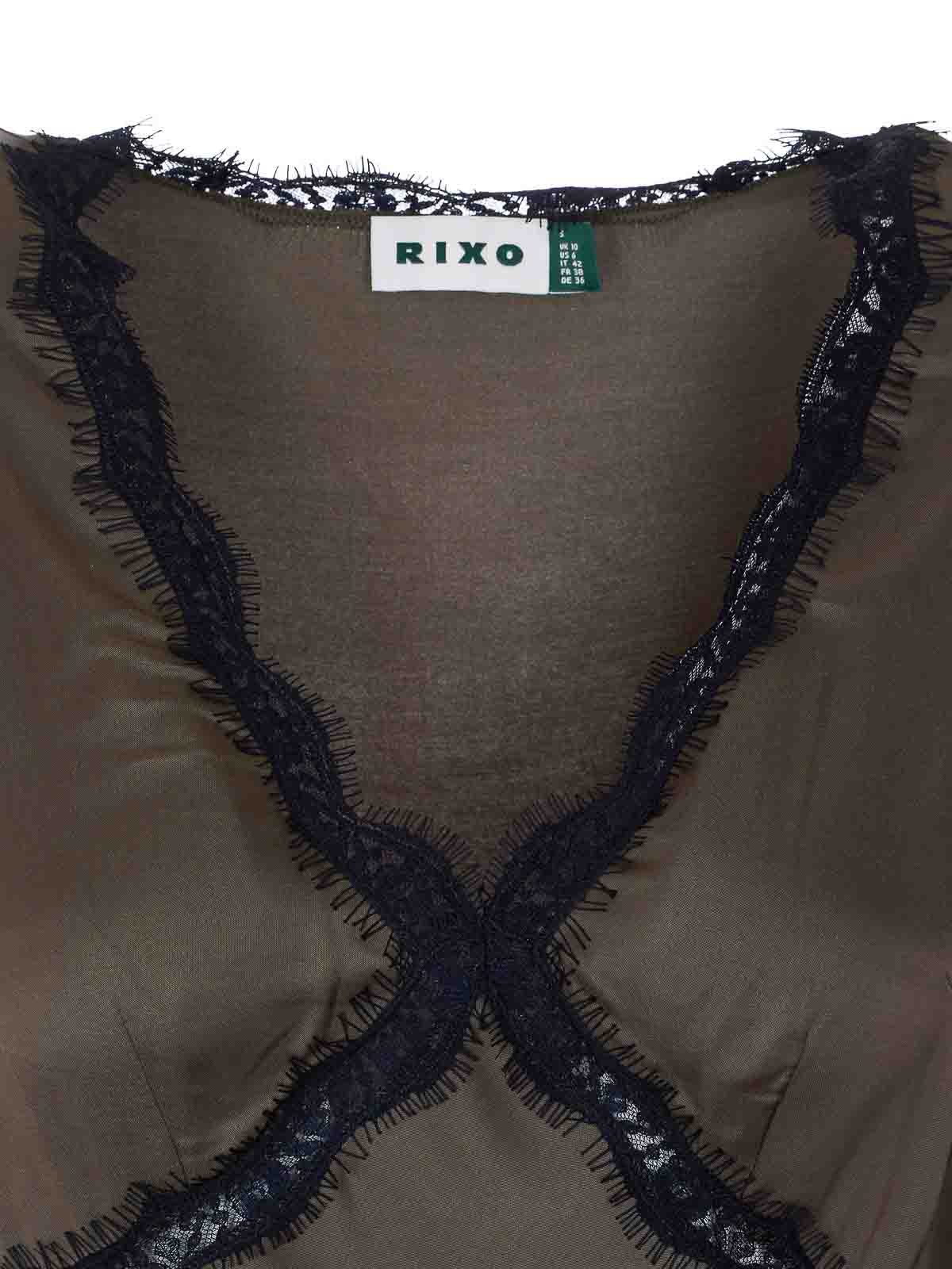 Green Annina Dress 203107344 (RIXO / ワンピース・ドレス・オールインワン ) | RIXO (リキソー)(3)