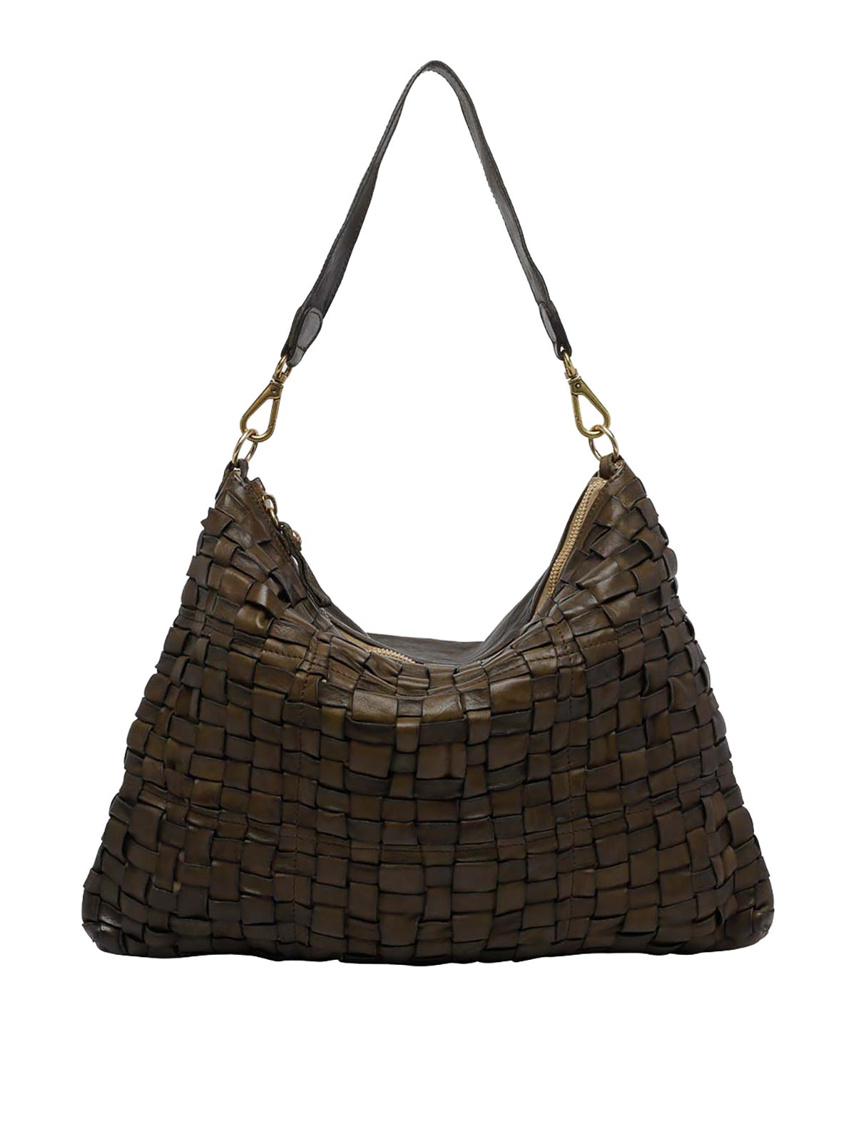 Green Carla Shoulder Bag C040610NDX2273C2502 (CAMPOMAGGI / ハンドバッグ・ショルダーバッグ ) | CAMPOMAGGI (カンポマッジ)