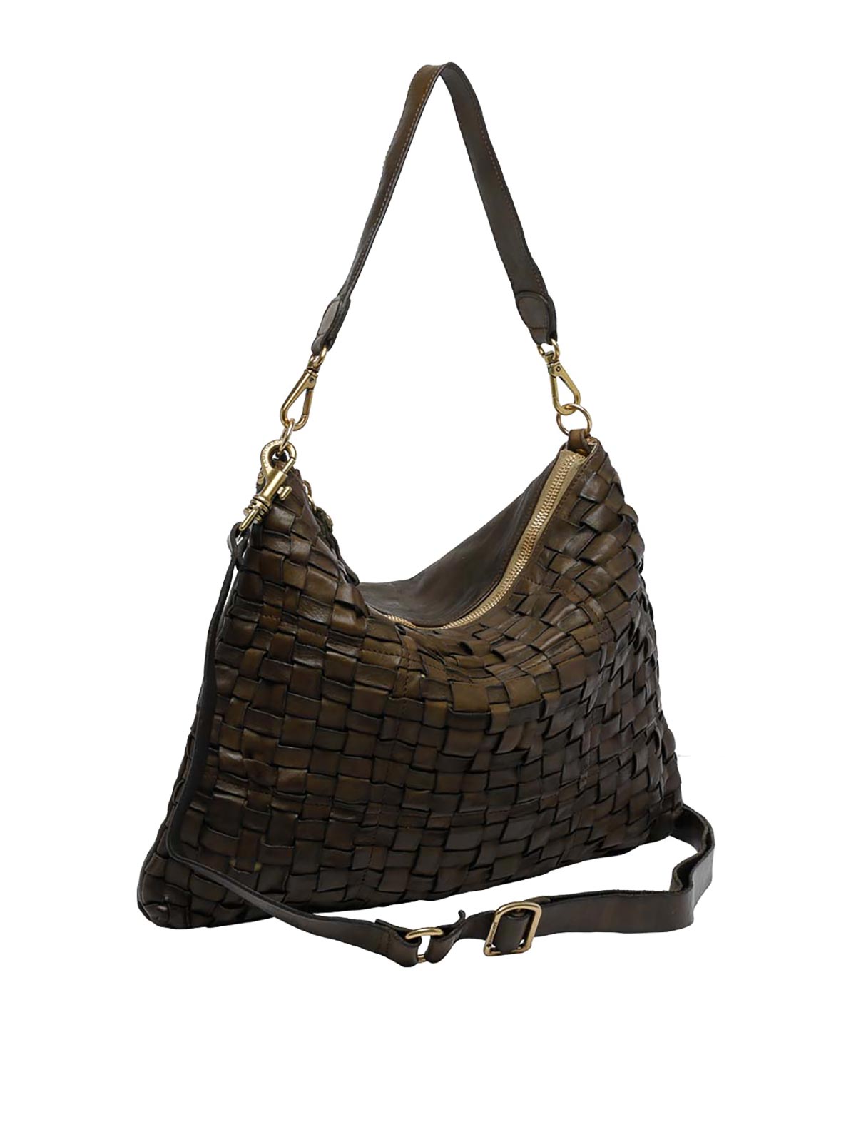 Green Carla Shoulder Bag C040610NDX2273C2502 (CAMPOMAGGI / ハンドバッグ・ショルダーバッグ ) | CAMPOMAGGI (カンポマッジ)(1)