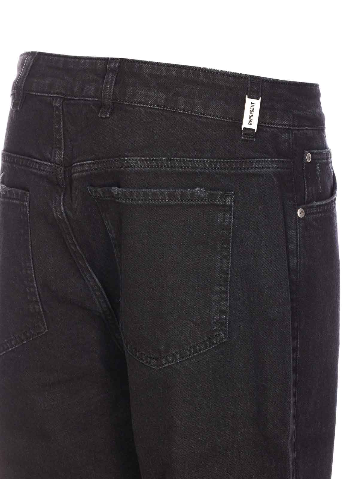 Black R2 Straight Leg Jeans MSL600101 (REPRESENT / ジーンズ ) | REPRESENT (リプレゼント)(2)