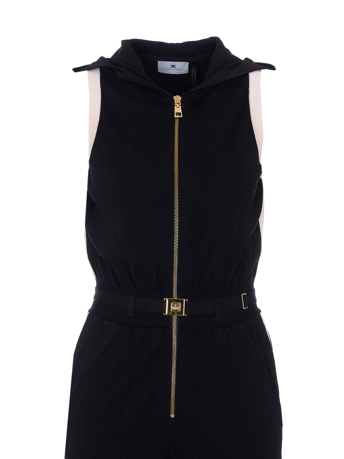 Black Knitted Jumpsuit KT68S61E2685 (Elisabetta Franchi / ワンピース・ドレス・オールインワン ) | Elisabetta Franchi (エリザベッタ フランキ)(3)