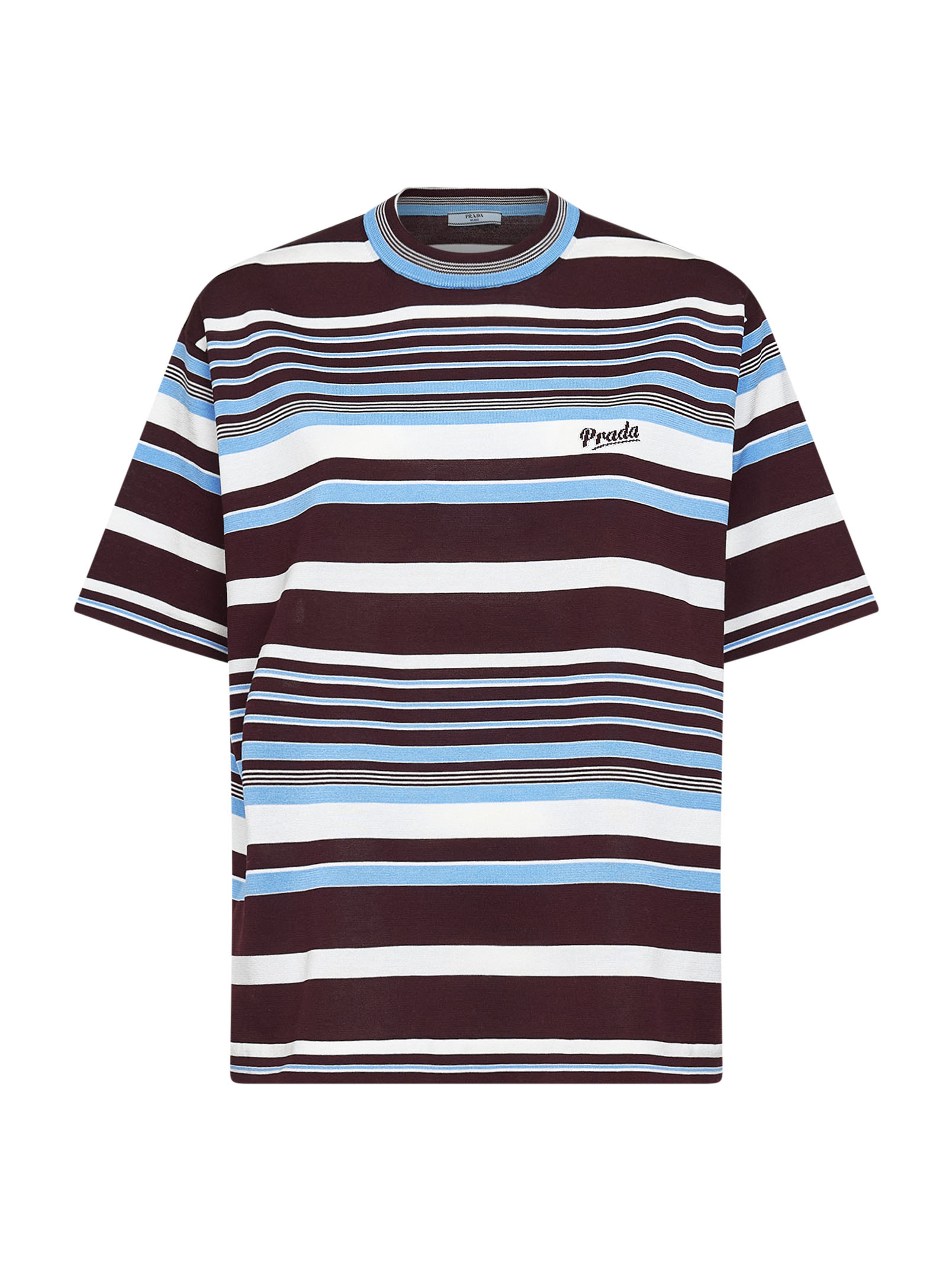 Prada Sweaters P24B3HOOO19BRF0RUE (Prada / Tシャツ・カットソー ) | Prada (プラダ)