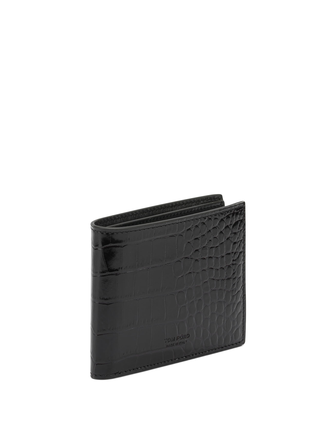 Crocodile-effect bi-fold wallet Y0228LCL439SEDB (TOM FORD / 財布・カードケース ) | TOM FORD (トムフォード)(1)