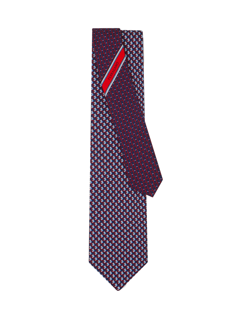 PEGASUS PRINT SILK TIE 3513650789663BLUBORDEAUX (FERRAGAMO / ネクタイ ) | FERRAGAMO (フェラガモ)(1)